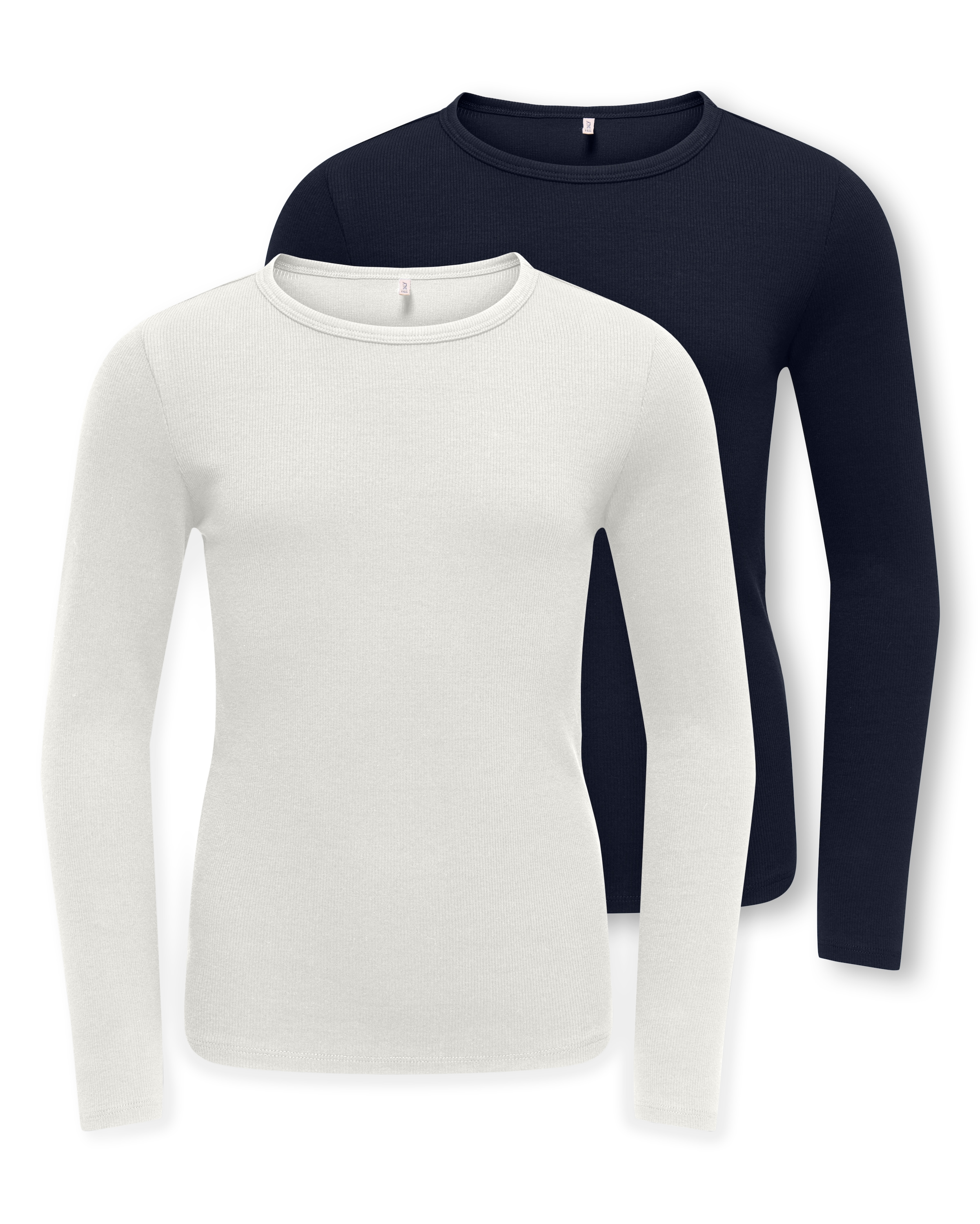 KIDS ONLY T-shirt à manches longues »KOGLUCKY L/S O NECK TOP JRS 2-PACK« Paquet, 2