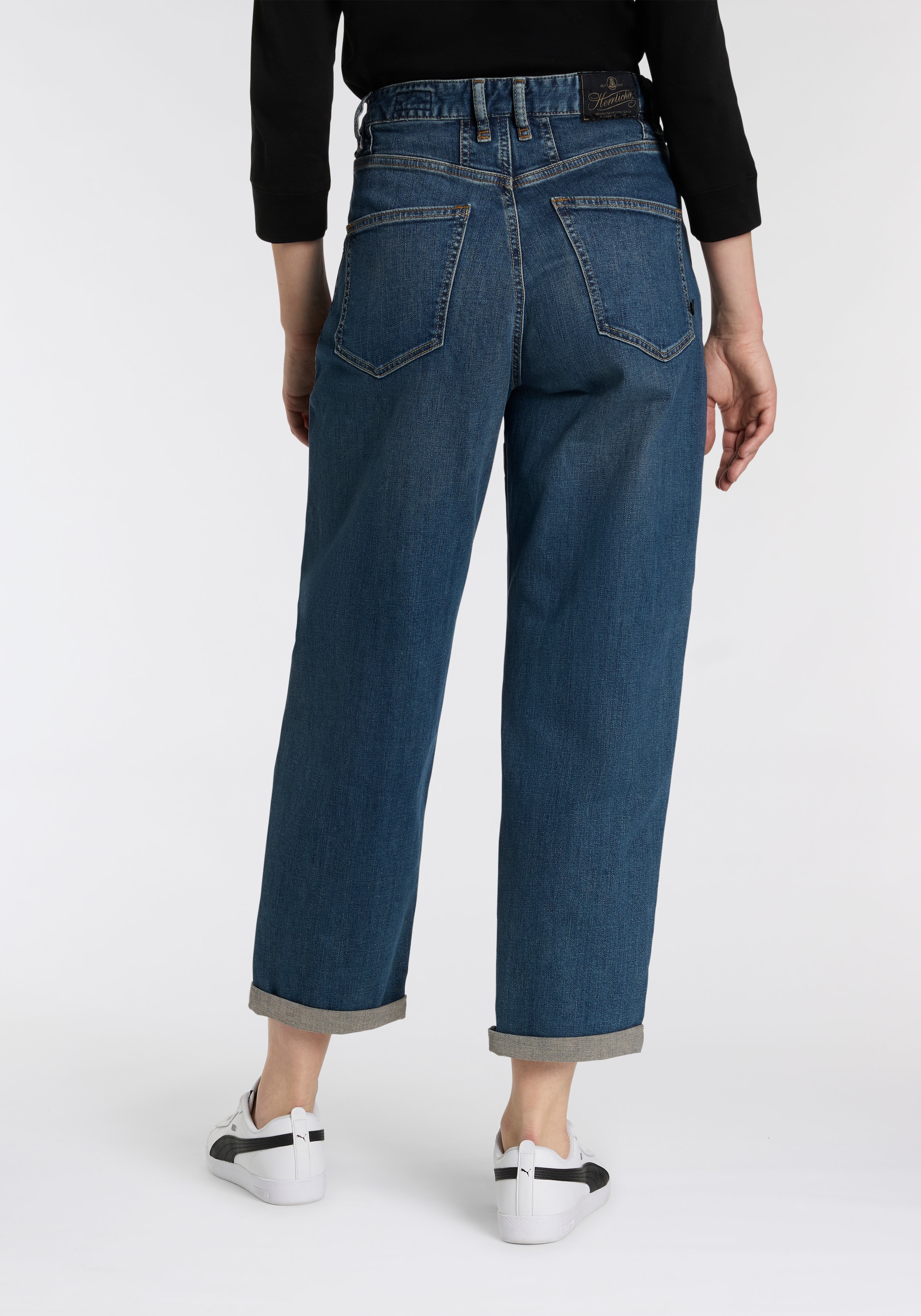Herrlicher High-waist-Jeans »Brooke Organic Denim«, mit lockerer Passform
