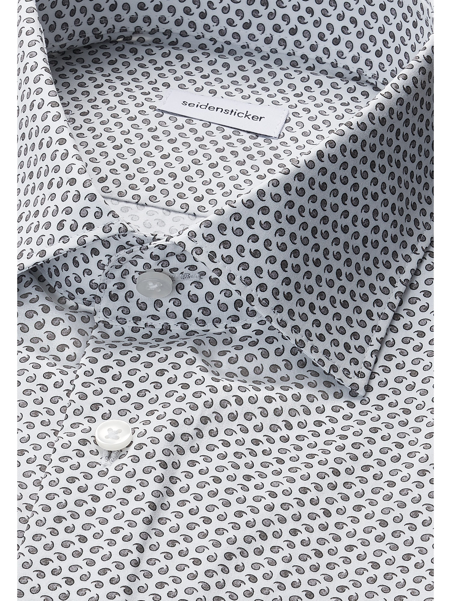 seidensticker Businesshemd »Schwarze Rose« Slim 1/1 Kentkragen Druck