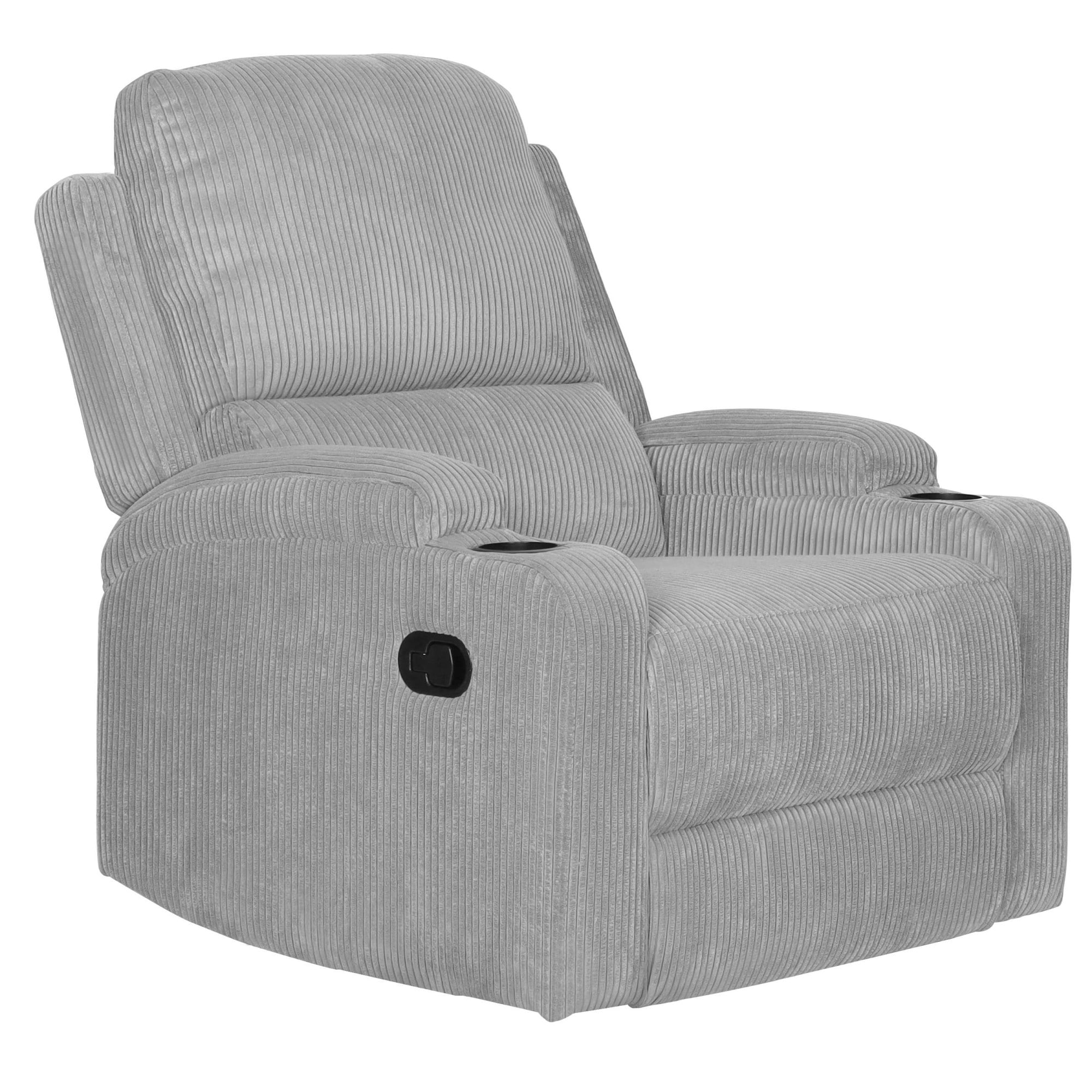 GOODproduct »NAPORI Cord, Kinosessel, Multimedia-Sessel« TV-Sessel mit manueller u elektrischer Relaxfunktion u. Getränkehalter