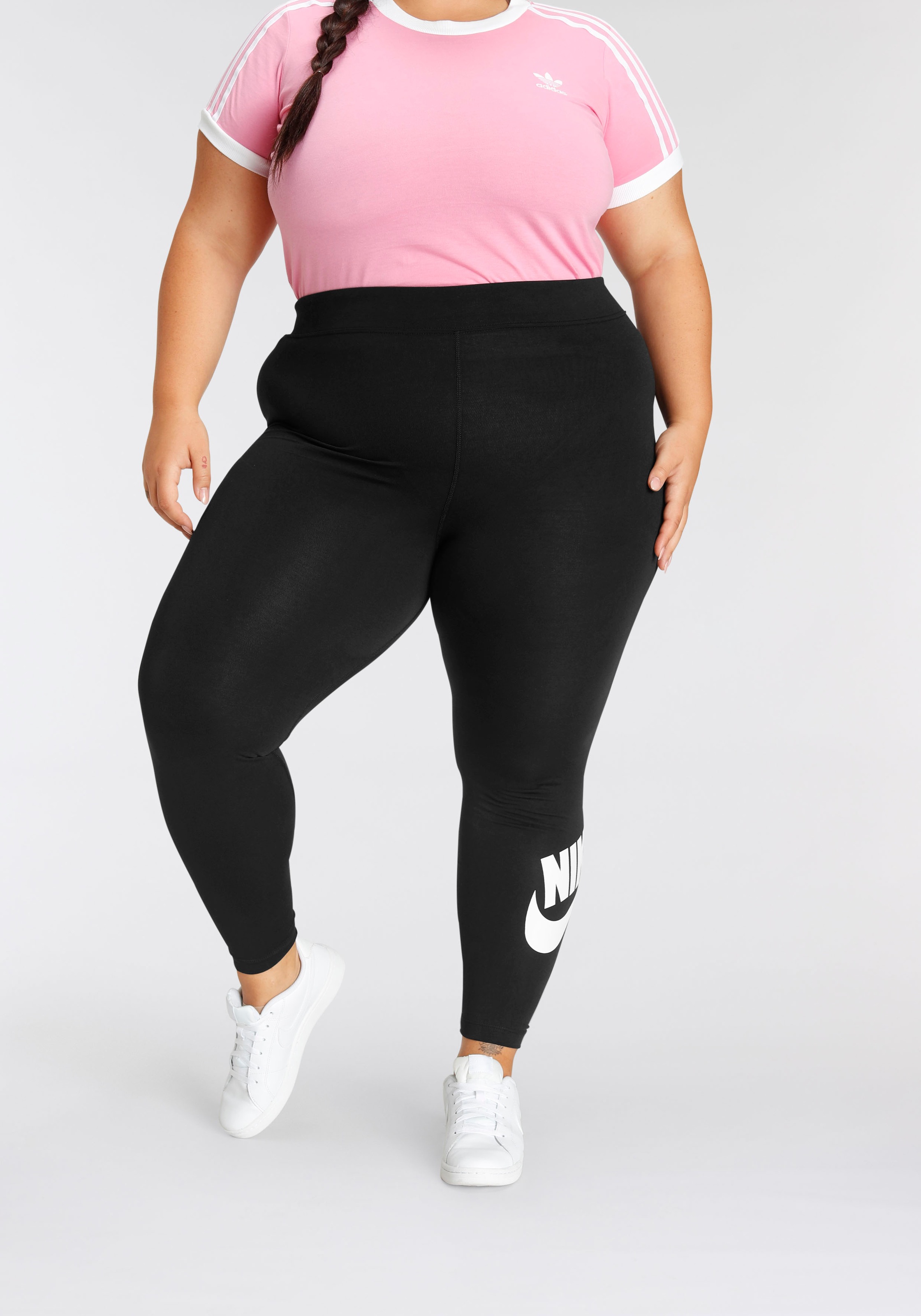 Image of Nike Sportswear Leggings »Essential Women's High-Waisted Leggings (Plus Size)« bei Ackermann Versand Schweiz