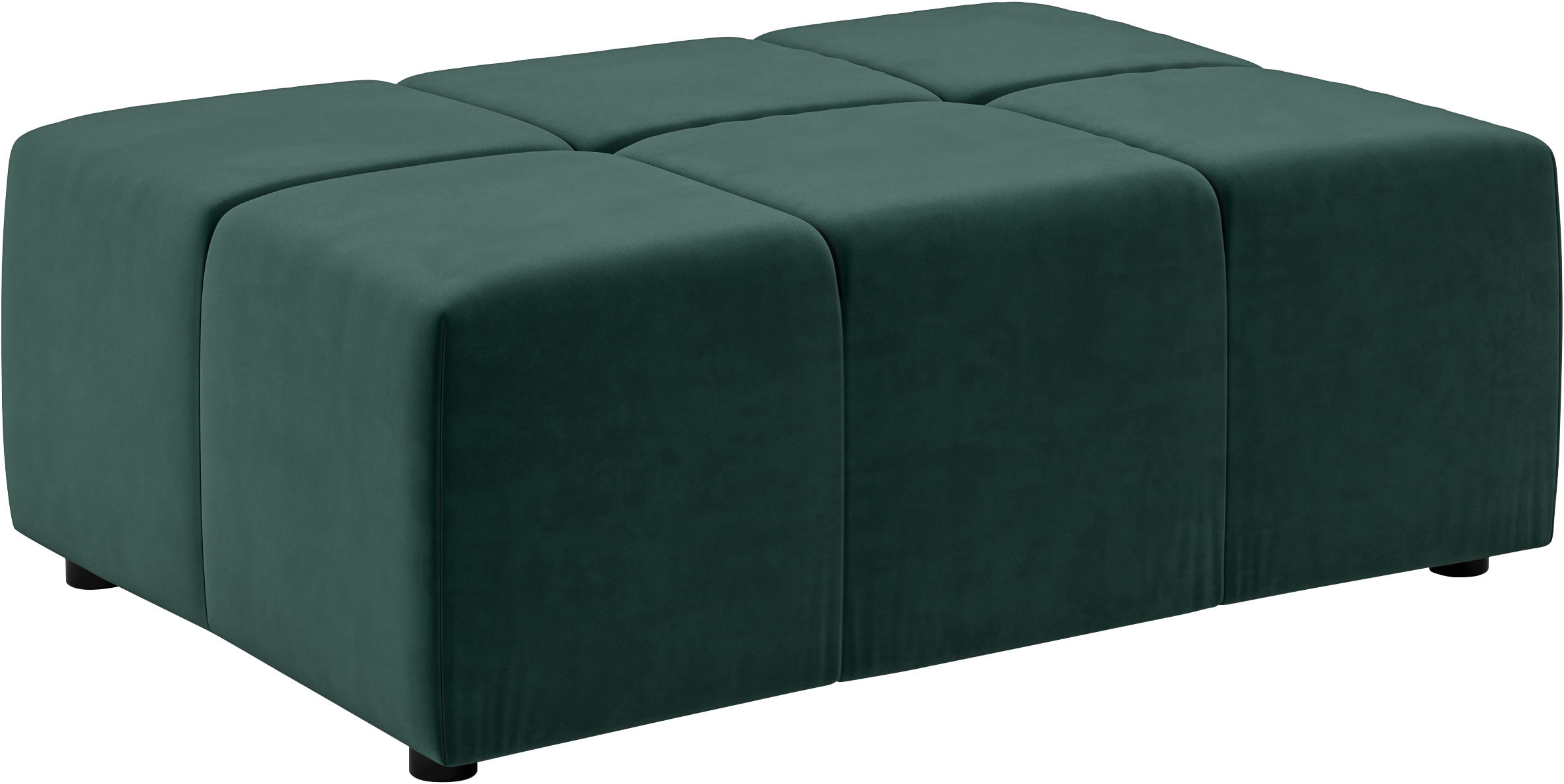 Home affaire Polsterhocker »Ancona, Polsterhocker passend zum Sofa, Breite 107 cm« passend zur "Ancona"-Polsterserie, auch in Cord + Easy Care
