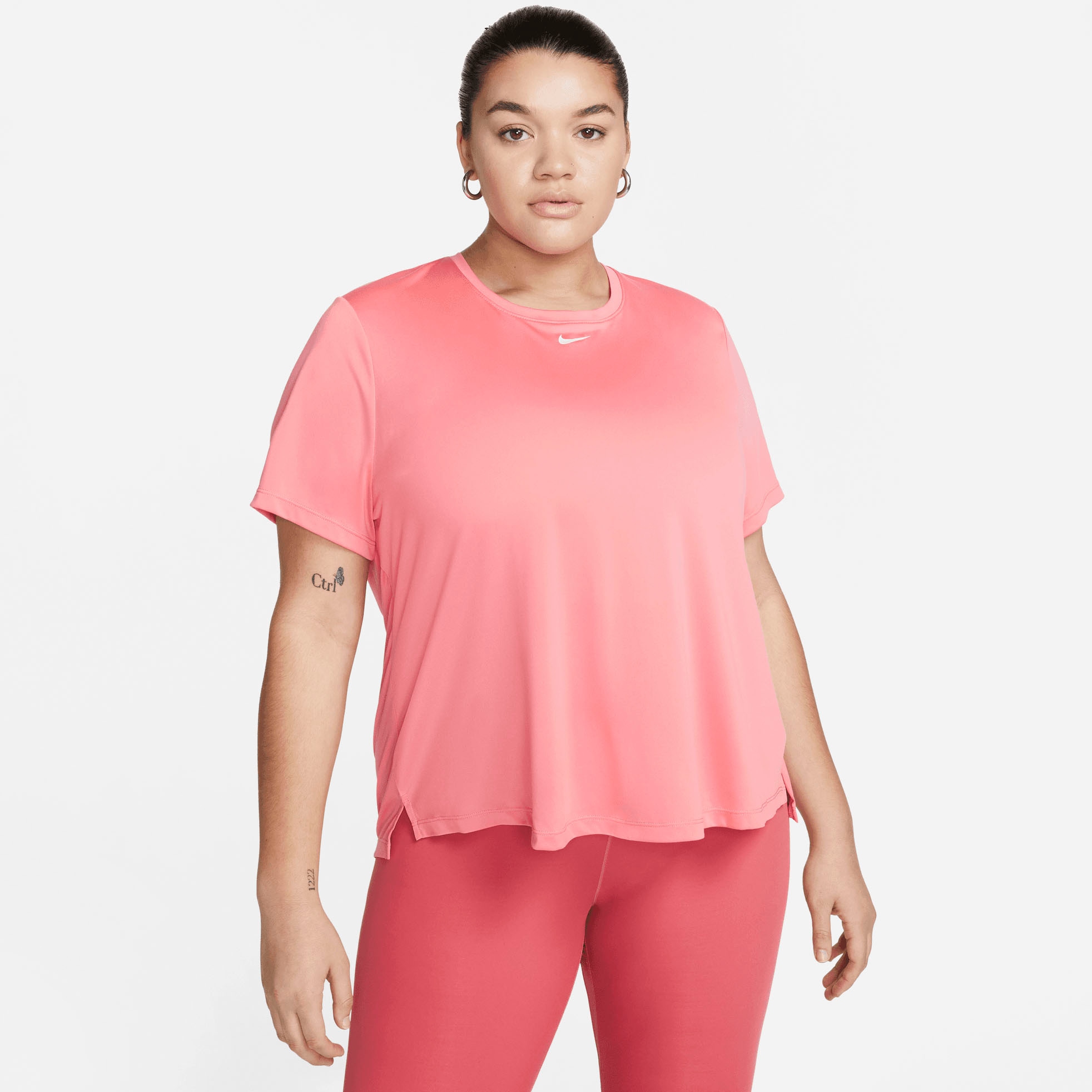 Trainingsshirt »Dri-FIT One Women's Standard Fit Short-Sleeve Top (Plus Size)«