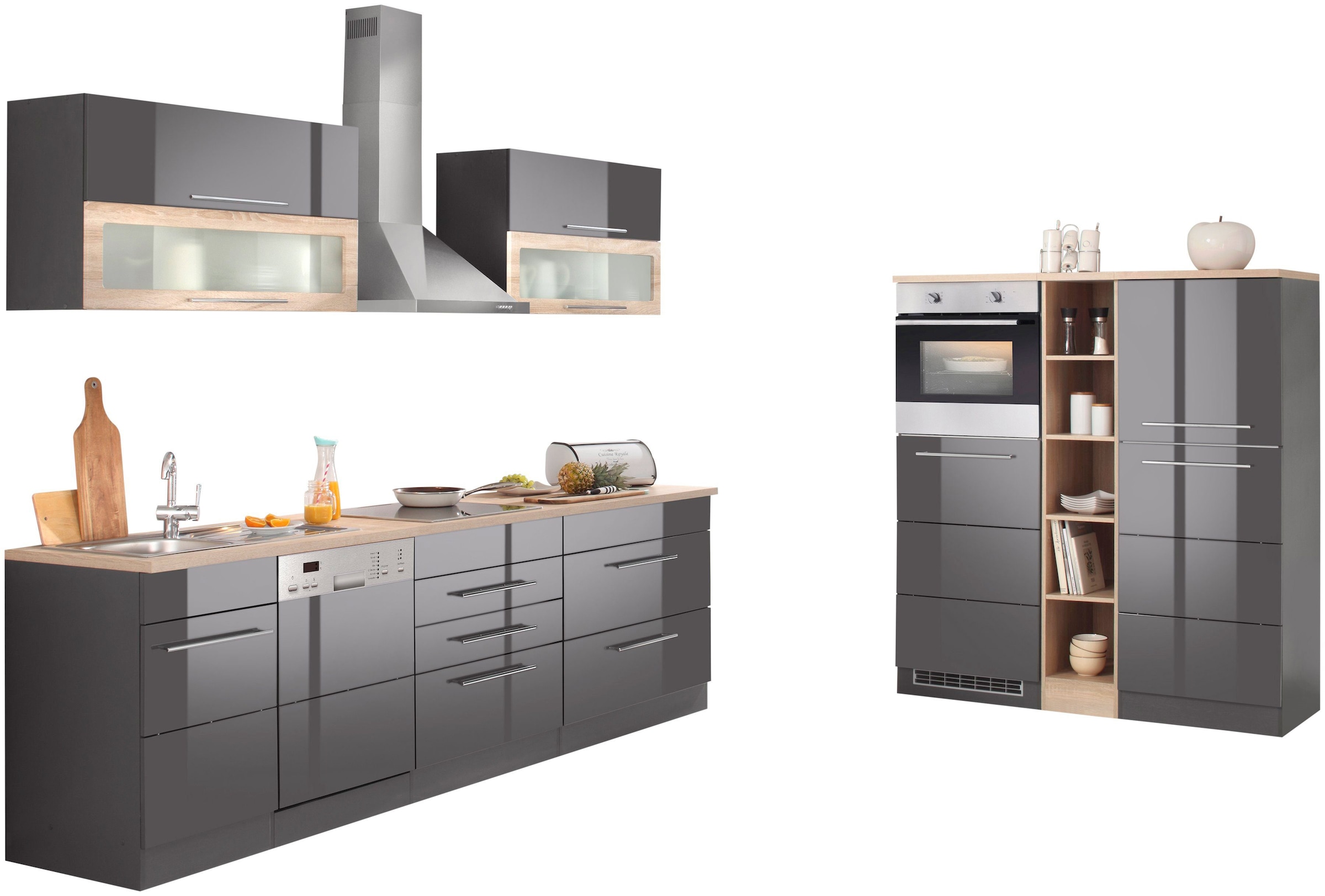 Image of KOCHSTATION Küchenzeile "KS-Wien" Breite 440 cm, wahlweise mit E-Geräten und Induktion