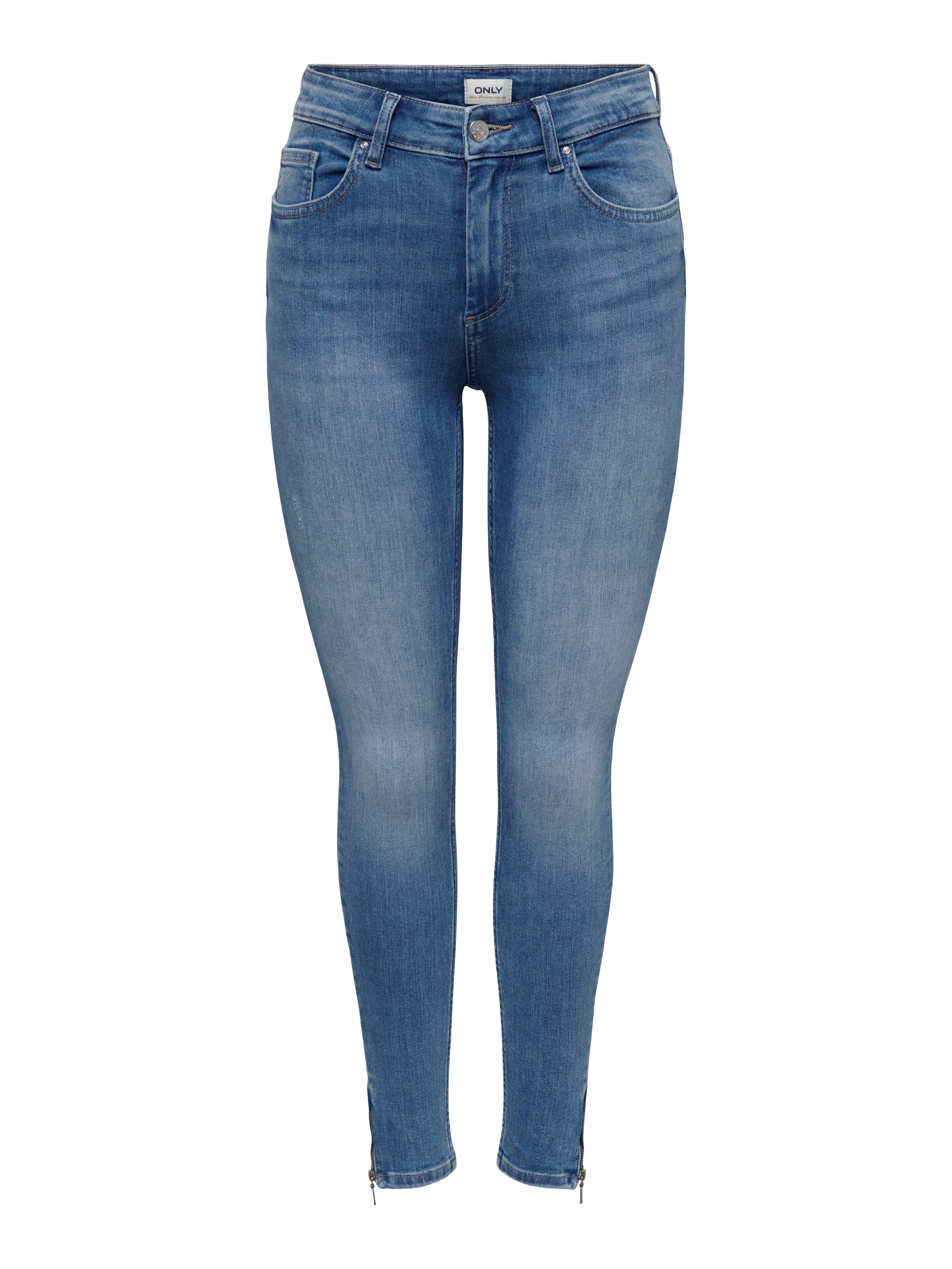 ONLY Skinny-fit-Jeans »ONLBLUSH MID SKINNY ANKLE ZIP DNM BOX«
