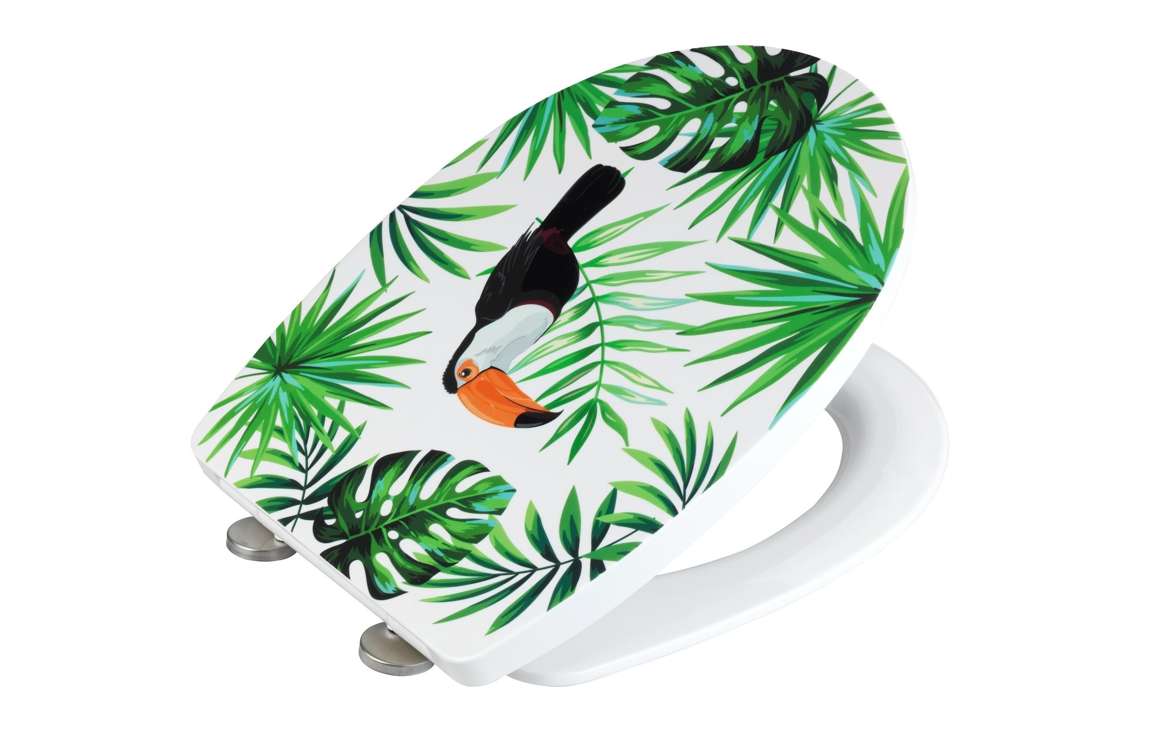 WENKO WC-Sitz »Tucan mit Absenkautomatik, Mehrfarbig«