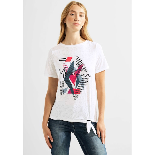 ♕ Cecil T-Shirt, im Burn-Out-Design versandkostenfrei bestellen