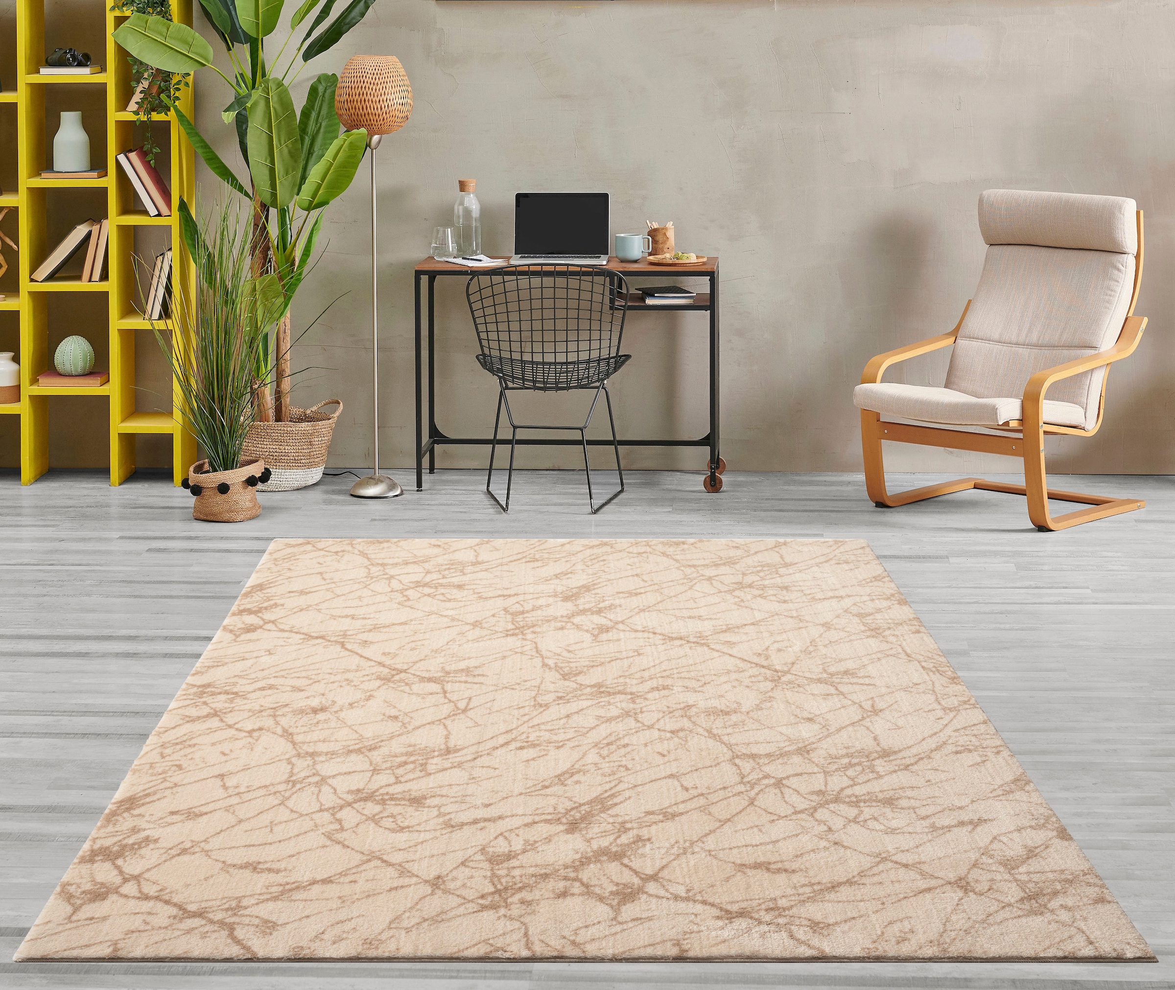 Teppich »Loft Edition 36, Kurflorteppich Marmor«, rechteckig, marmoriert, Supersoft,...
