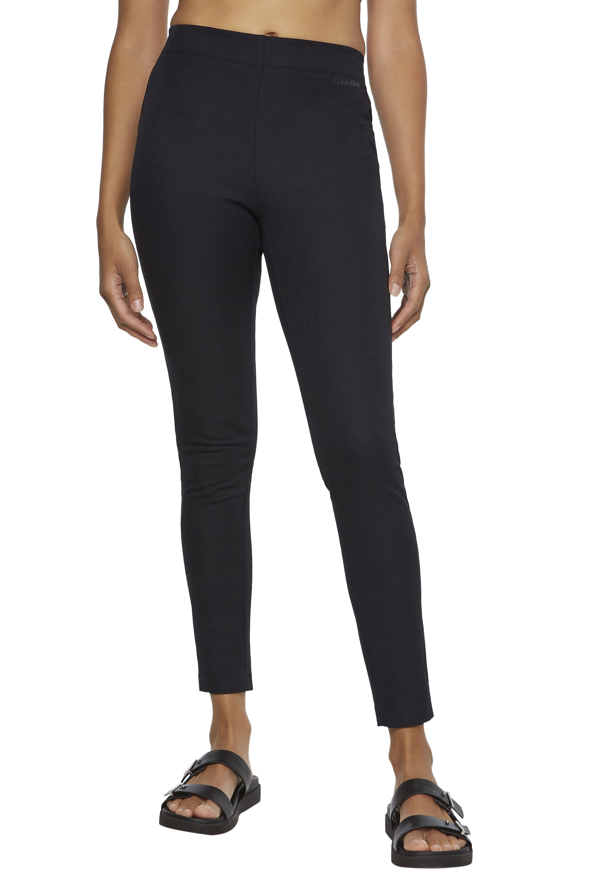 Leggings »STRETCH GABARDINE LEGGING«, dezentes Calvin Klein Branding am Bund