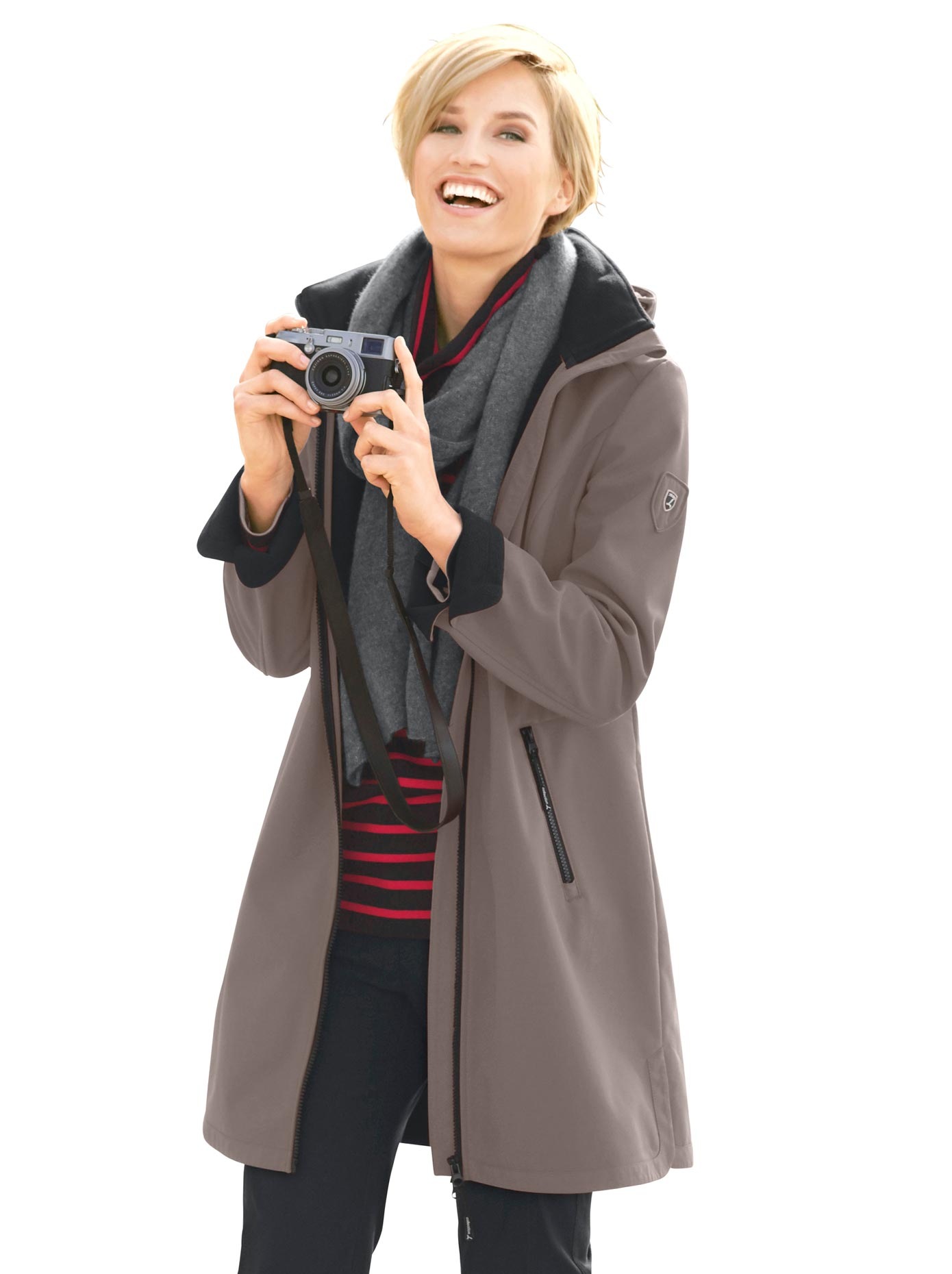 Jacke mit Fleece-Futter