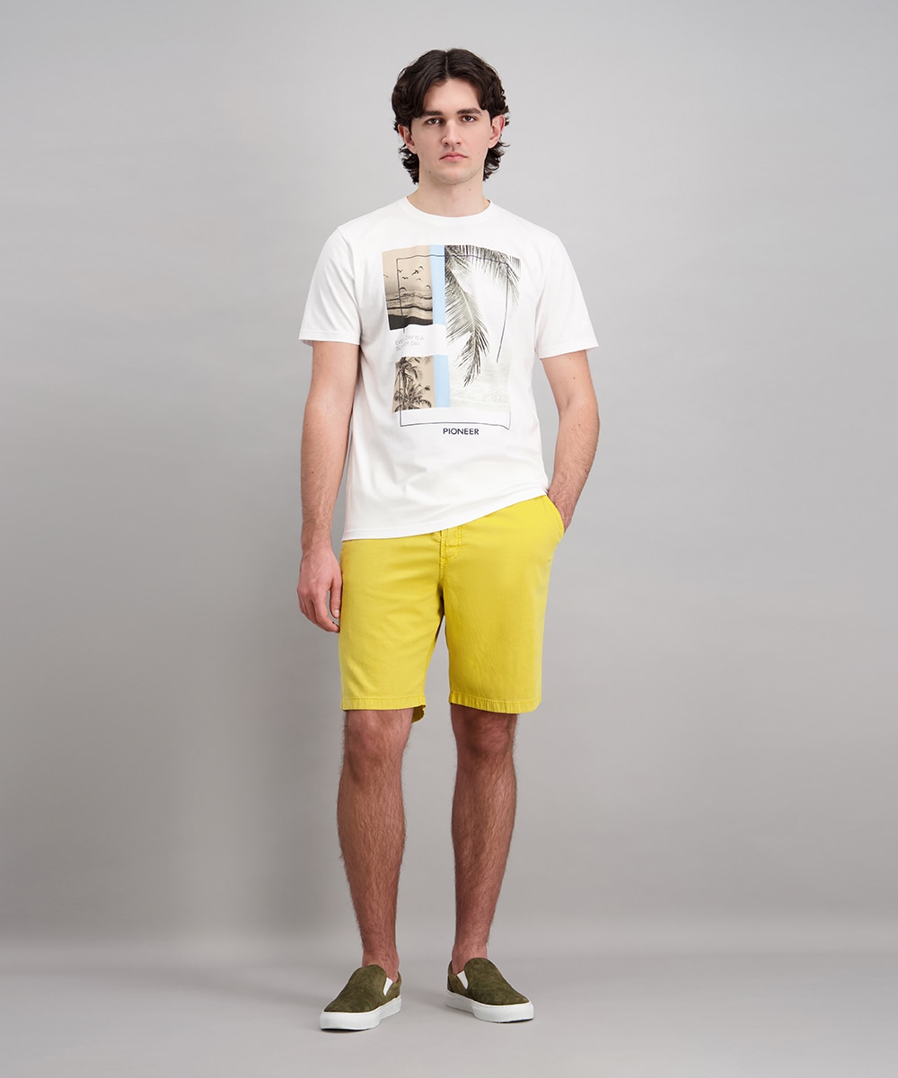 Pioneer Authentic Jeans T-shirt »RH T-Shirt front Print« avec impression