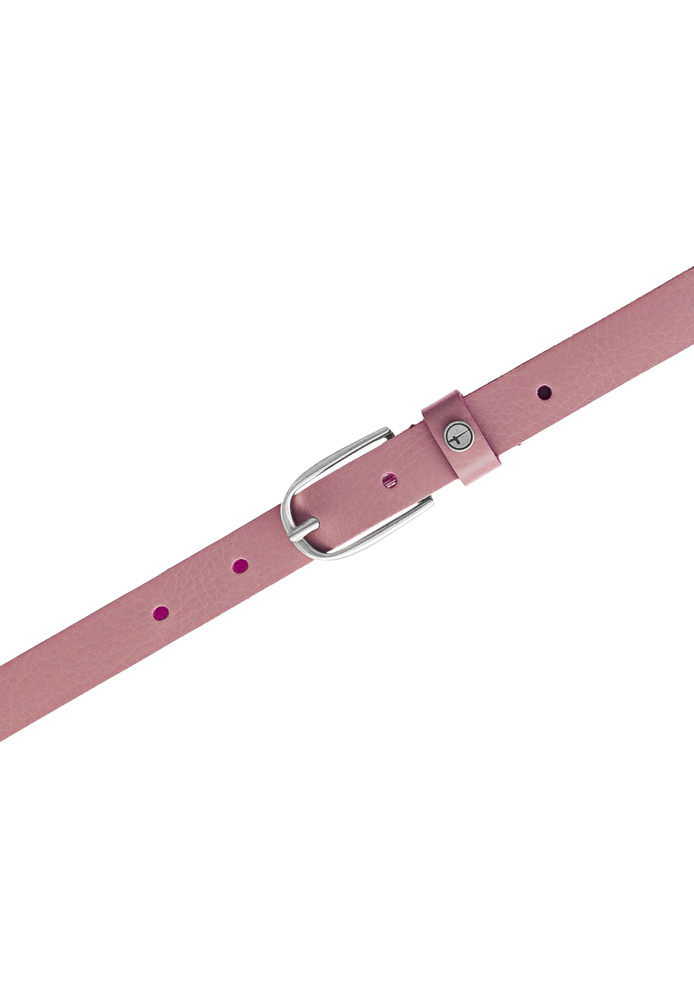 Tamaris Ceinture en cuir »"Cassia Silver"« weiches Rindleder mit leichter Narbung, schmal