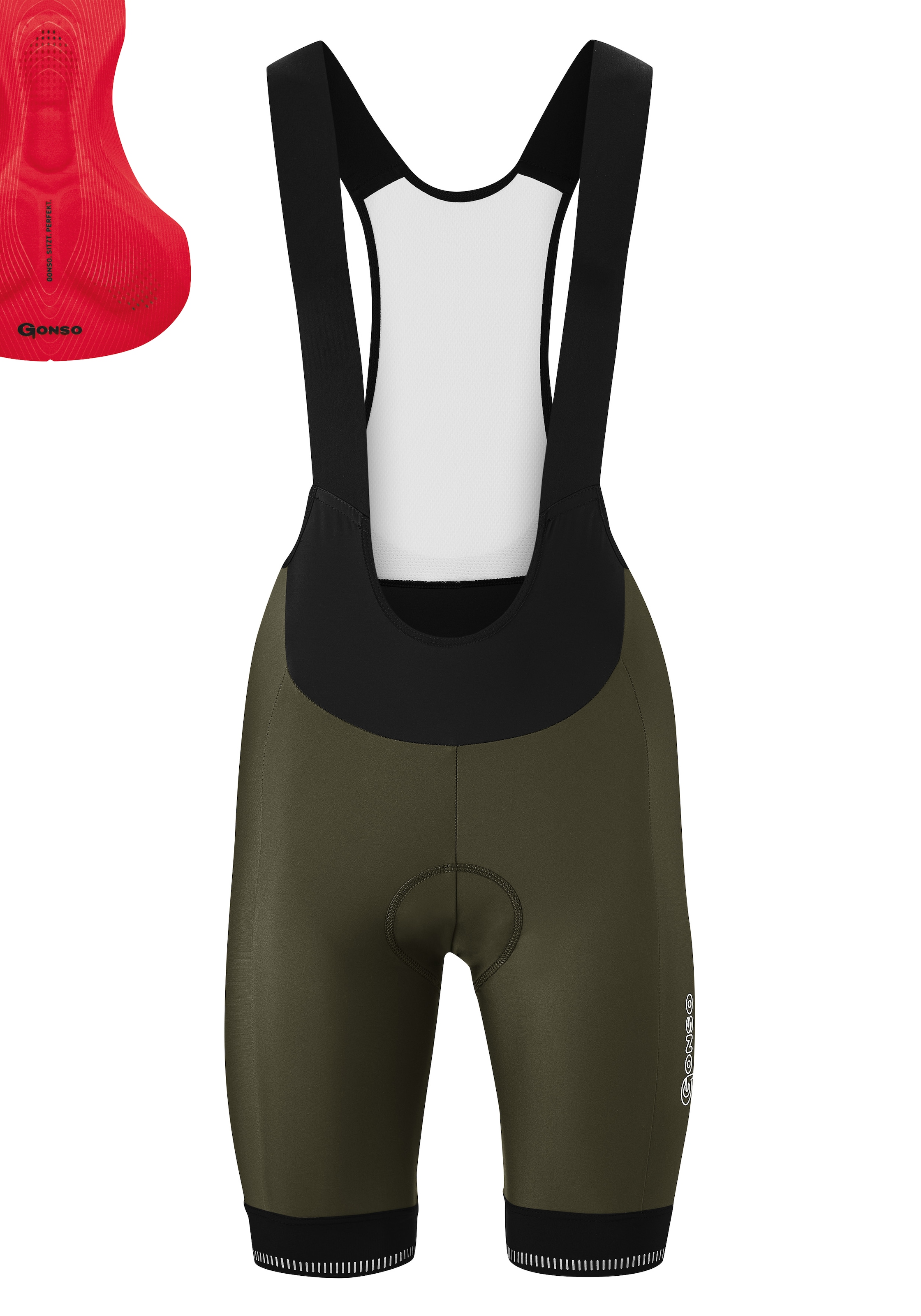 Image of Gonso Fahrradhose "Sitivo W BIB 0" Damen Rennradhose mit innovativem Sitzpolsterkonzept