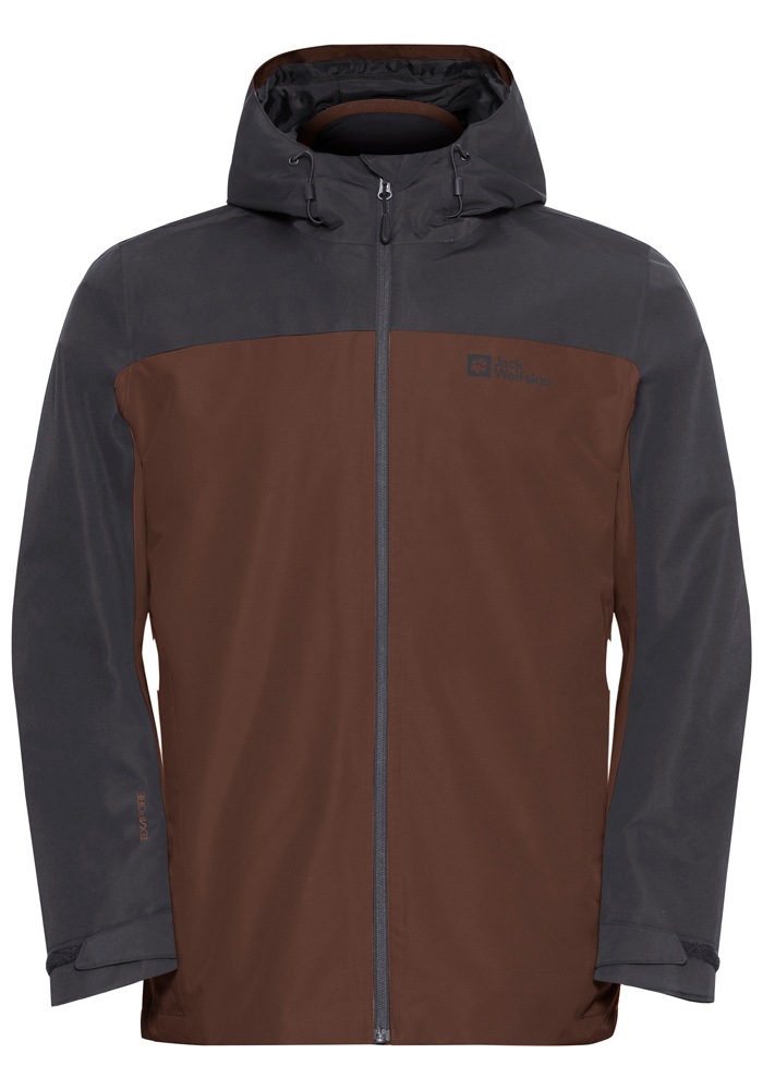 Jack Wolfskin 3-in-1-Funktionsjacke »MOONRISE 3IN1 JKT W«, mit Kapuze, mit wasserabweisenden Reissverschlüssen