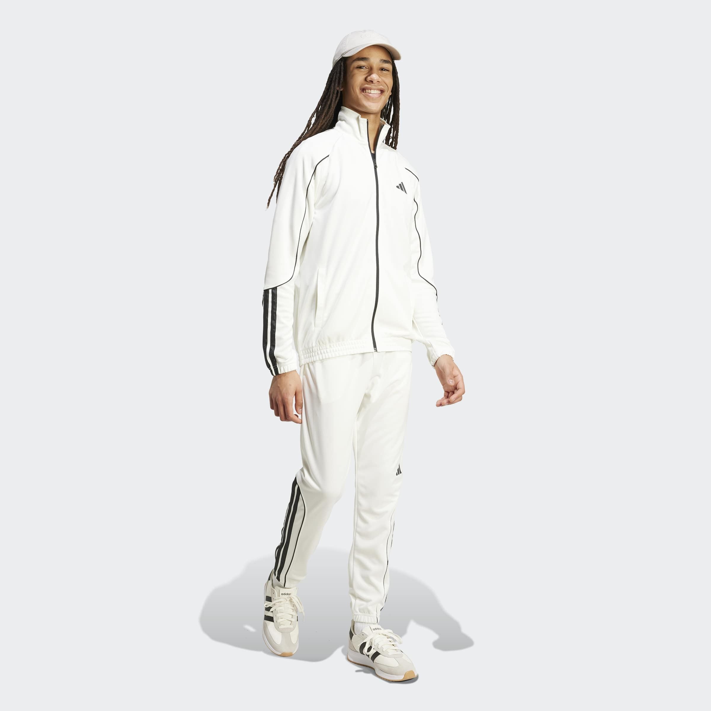 Image of adidas Sportswear Trainingsanzug "STADIUM 3-STREIFEN" 2 Stk. zweiteiliges Set aus Jacke und Hose, aus leichtem Polyester