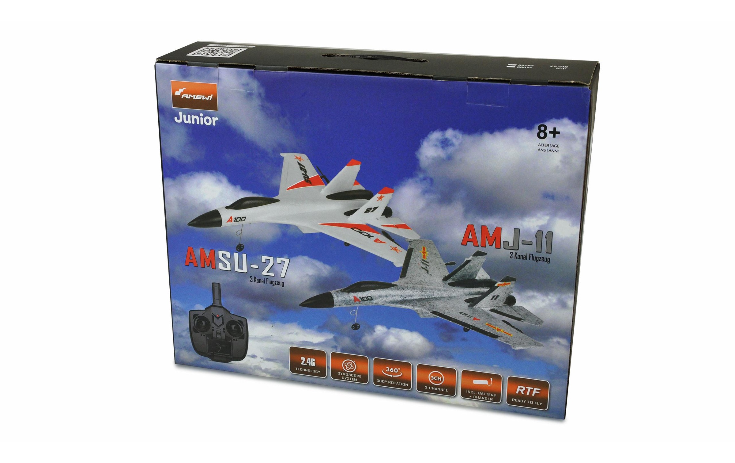 Amewi RC-Flugzeug »J-11 3-Kanal mit Gyro RTF«