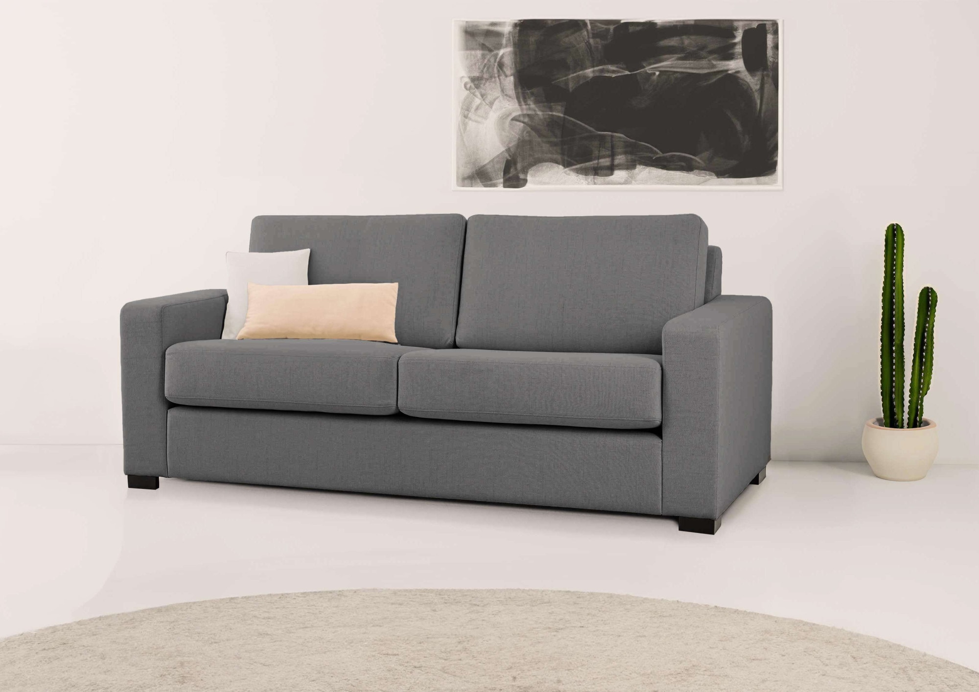 Home affaire 2-Sitzer »Branwell« Breite 175 cm, Struktur fein, mit Wellenunterfederung