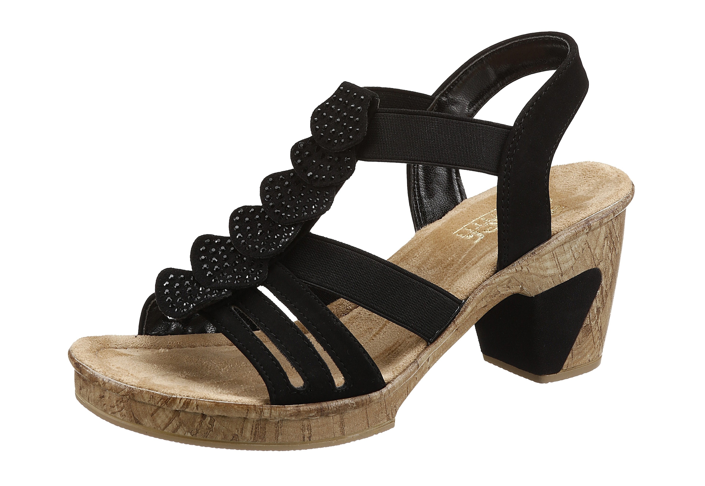 Image of Rieker Sandalette, mit glitzernden Strass-Steinchen bei Ackermann Versand Schweiz