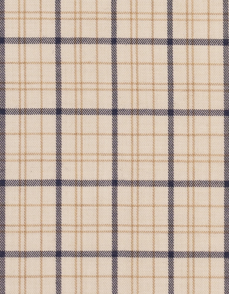 bugatti Chemise à manches longues »Modern Fit« kariert, Kent-Kragen, weicher Materialmix