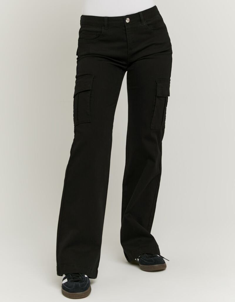 Tally Weijl Bootcuthose »SPACOWELLE«  Baumwollmischung, im Cargo-Stil mit seitlichen Taschen