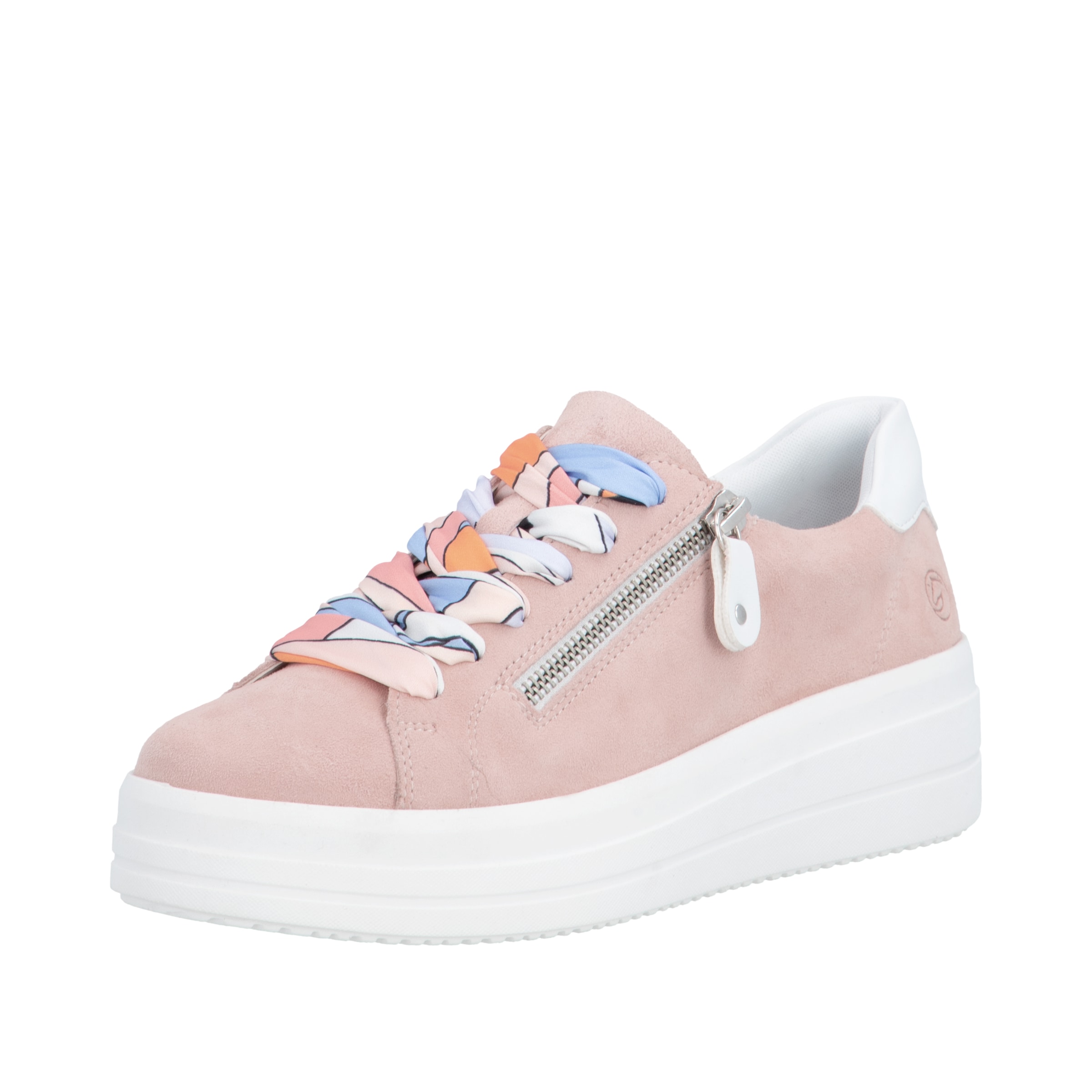 Image of Remonte Plateausneaker Freizeitschuh, Halbschuh, Schnürer mit Wechselfussbett