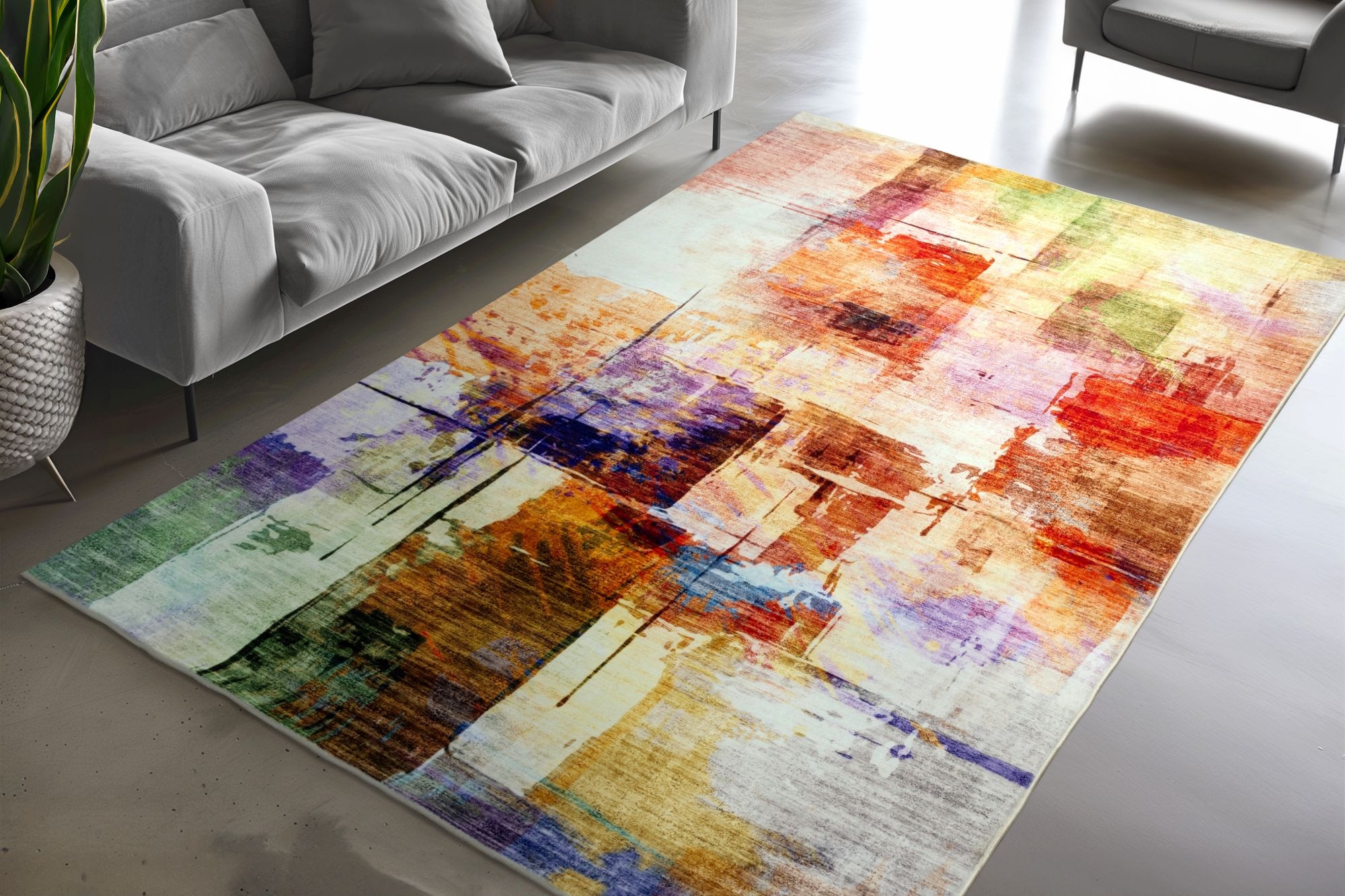 Image of Obsession Teppich "Avantgarde 109" rechteckig 8 mm Höhe modernes Design, waschbar, In- und Outdoor, Balkon, Terrasse