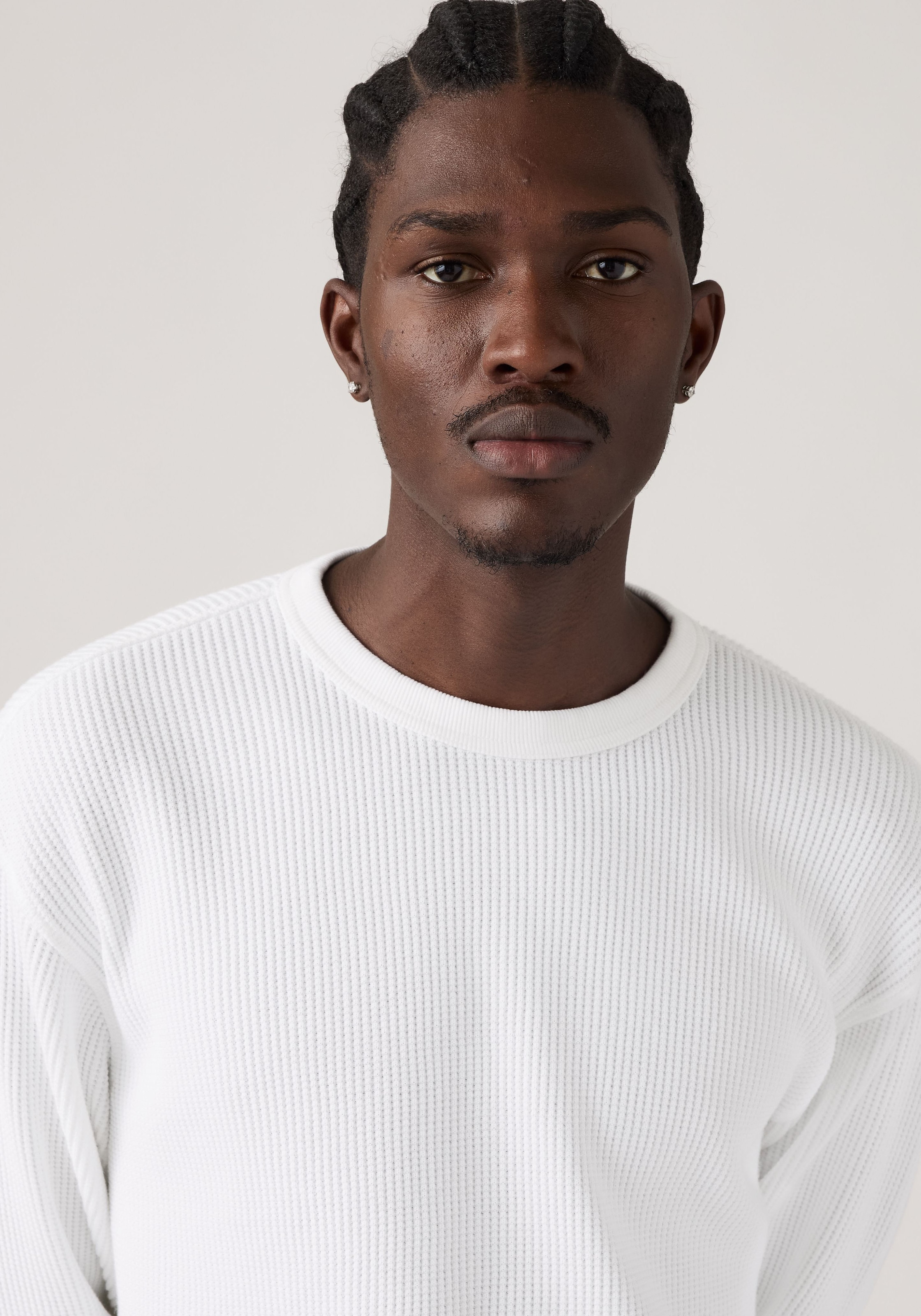 Levi's® Langarmshirt Waffelstrukturmuster