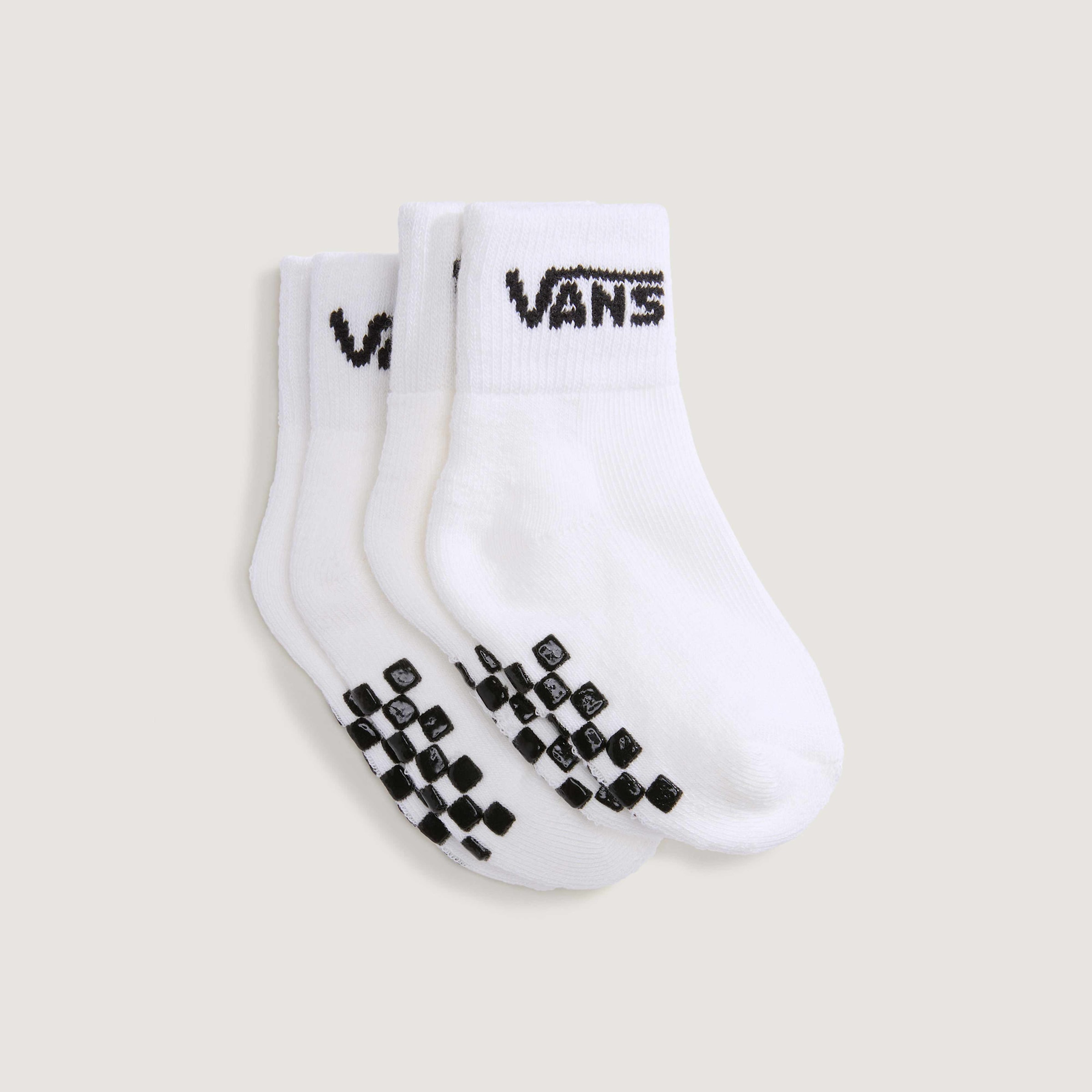 Vans Sportsocken »CLASSIC CREW« 2 Paar tlg. für Babys, Stoppersocken, 2er-Pack, aus Baumwollmischung, elastisch
