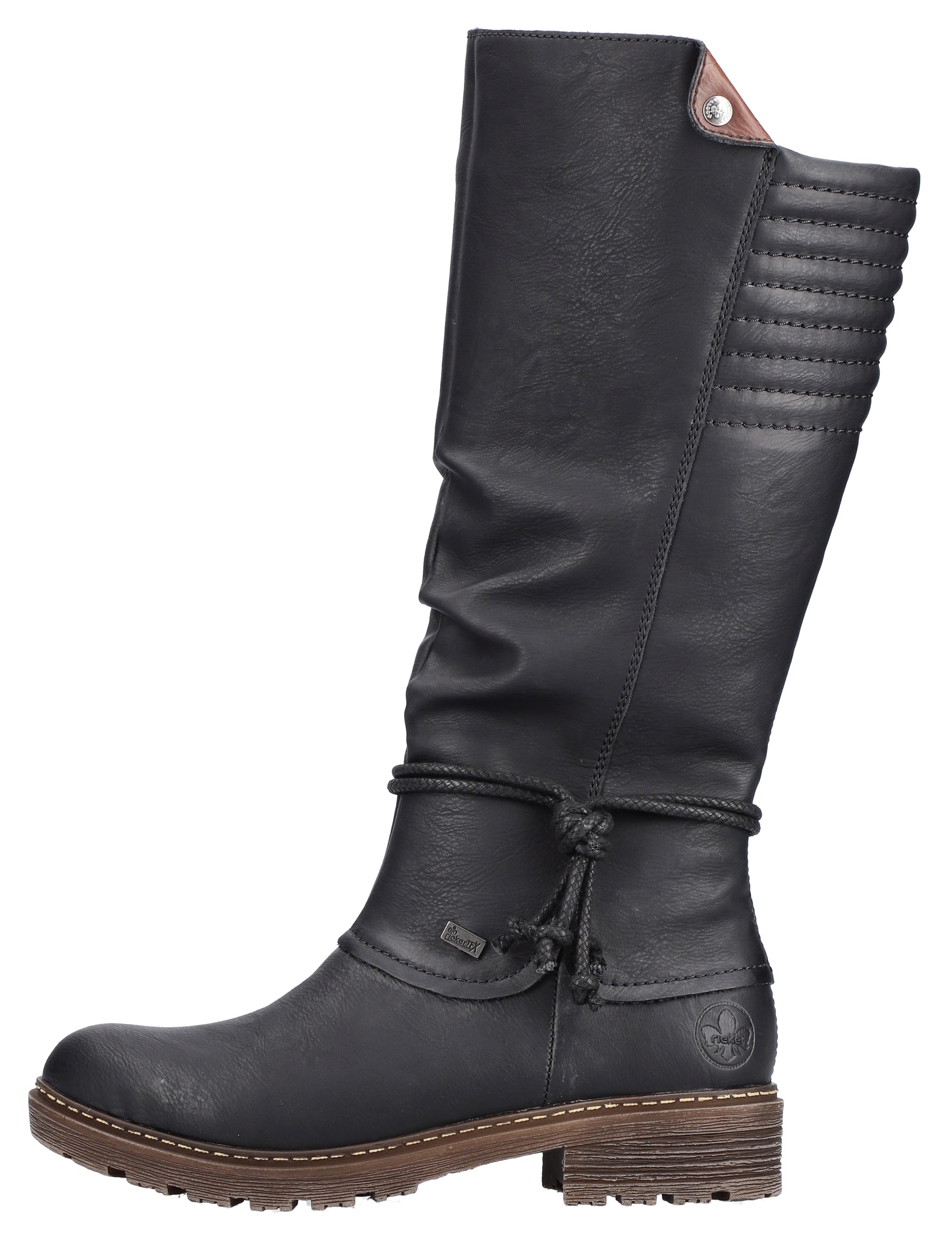 Image of Rieker Winterstiefel, Langschaftstiefel, Blockabsatz, mit Rieker-TEX-Membran