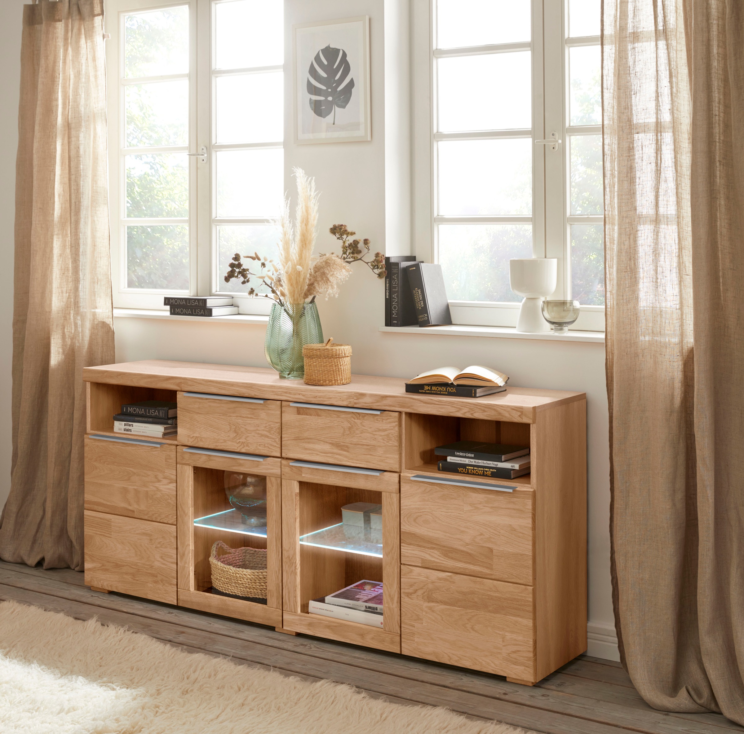 Image of Woltra Sideboard »Murani«, Fronten aus Massivholz bei Ackermann Versand Schweiz