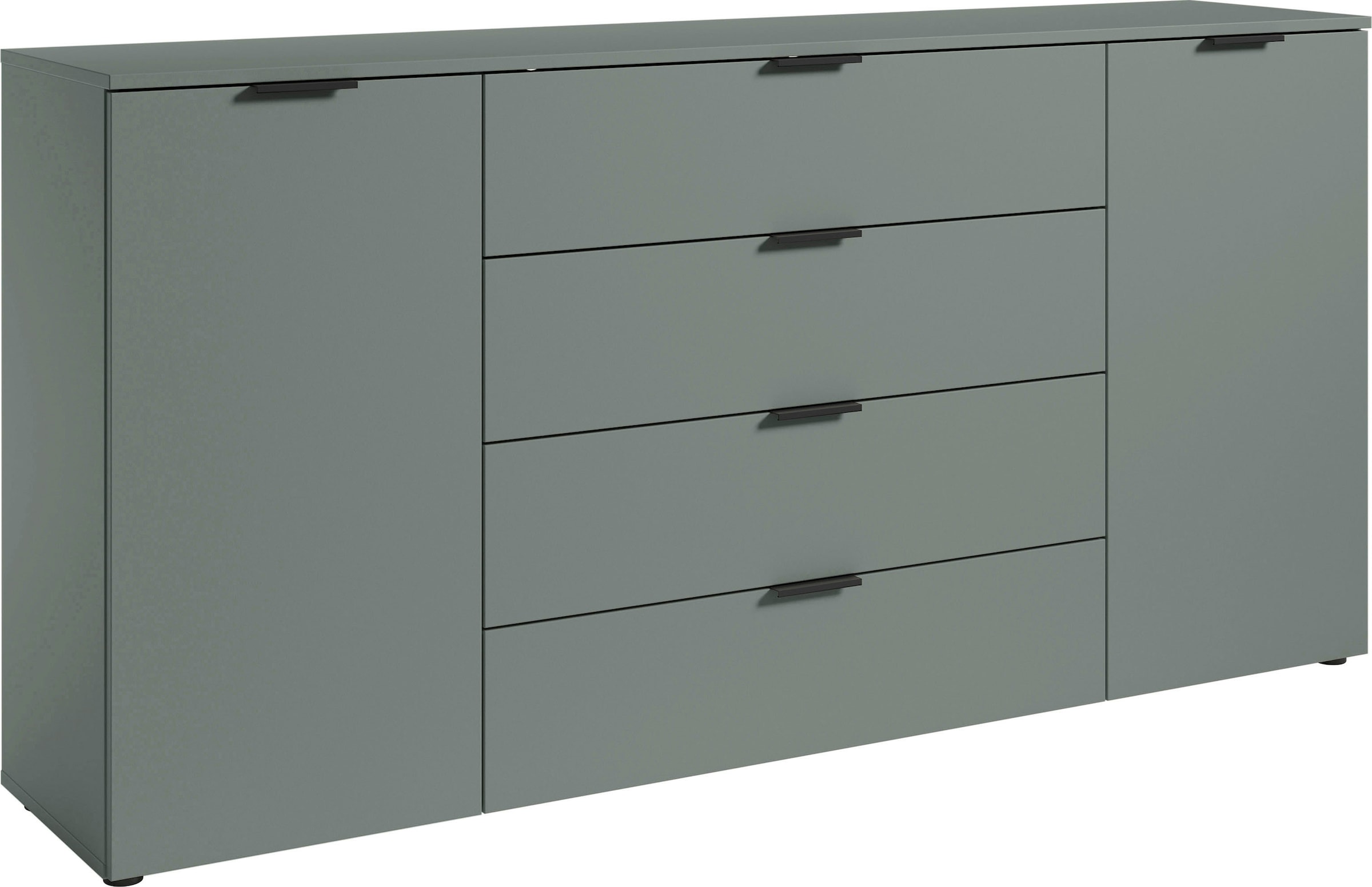 Image of HBZ Sideboard "Linz Kommode, BxHxT 180x90x40cm" 1 Stk. tlg. Breite 180cm,Lip-Griff, Melaminbeschichtung