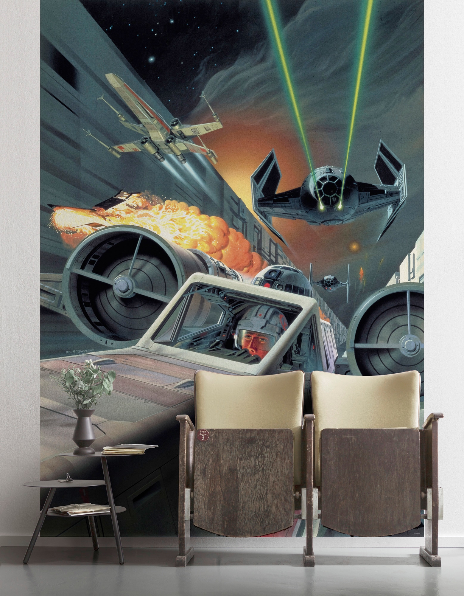 Komar Vliestapete »Digitaldruck Vlies - Star Wars Classic Leia - Grösse 200 x 250 cm«, bedruckt, Kinderzimmer