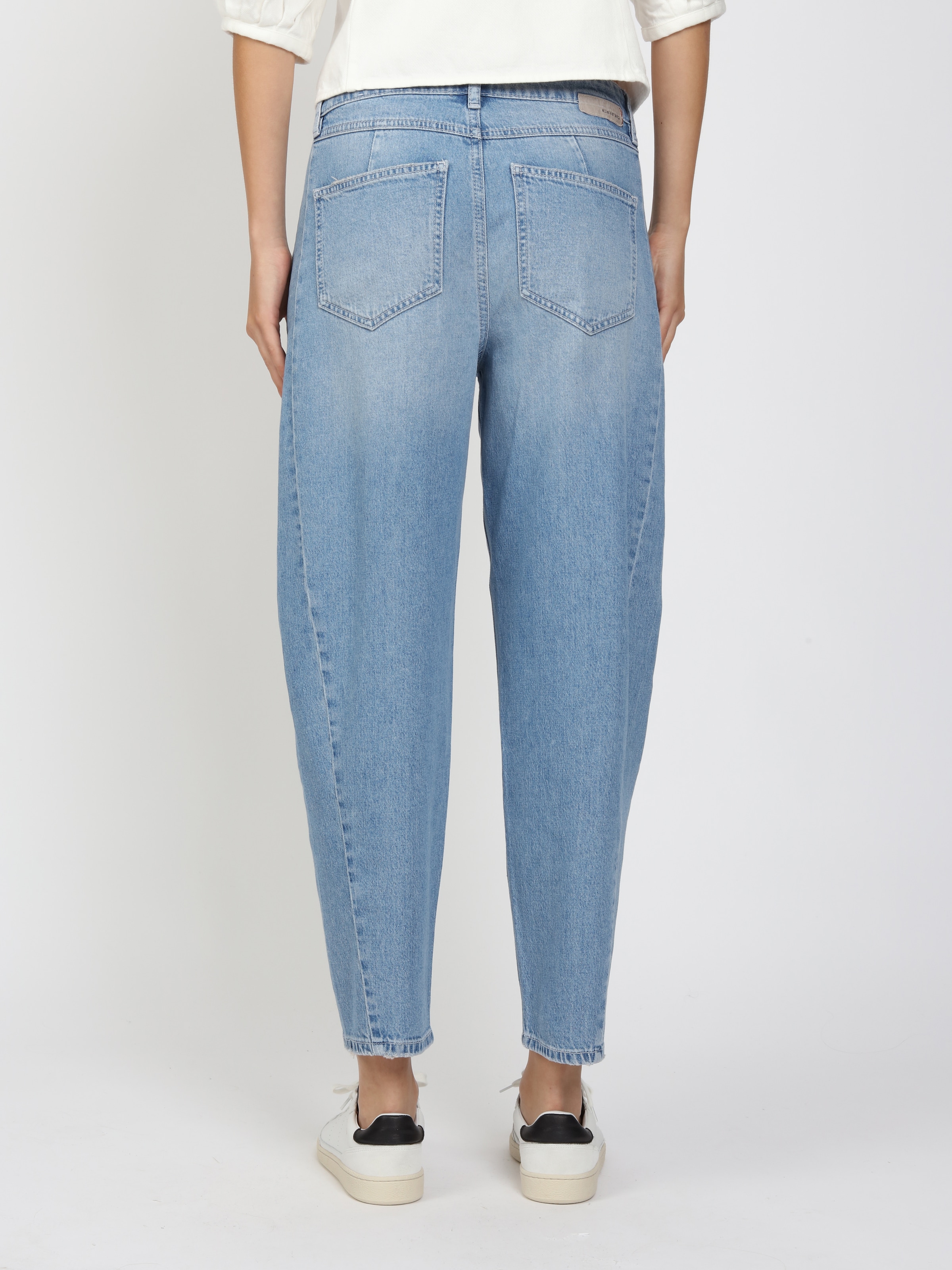 GANG 5-Pocket-Jeans »94BLAKE« mit eingesetztem Seitenstreifen, cropped