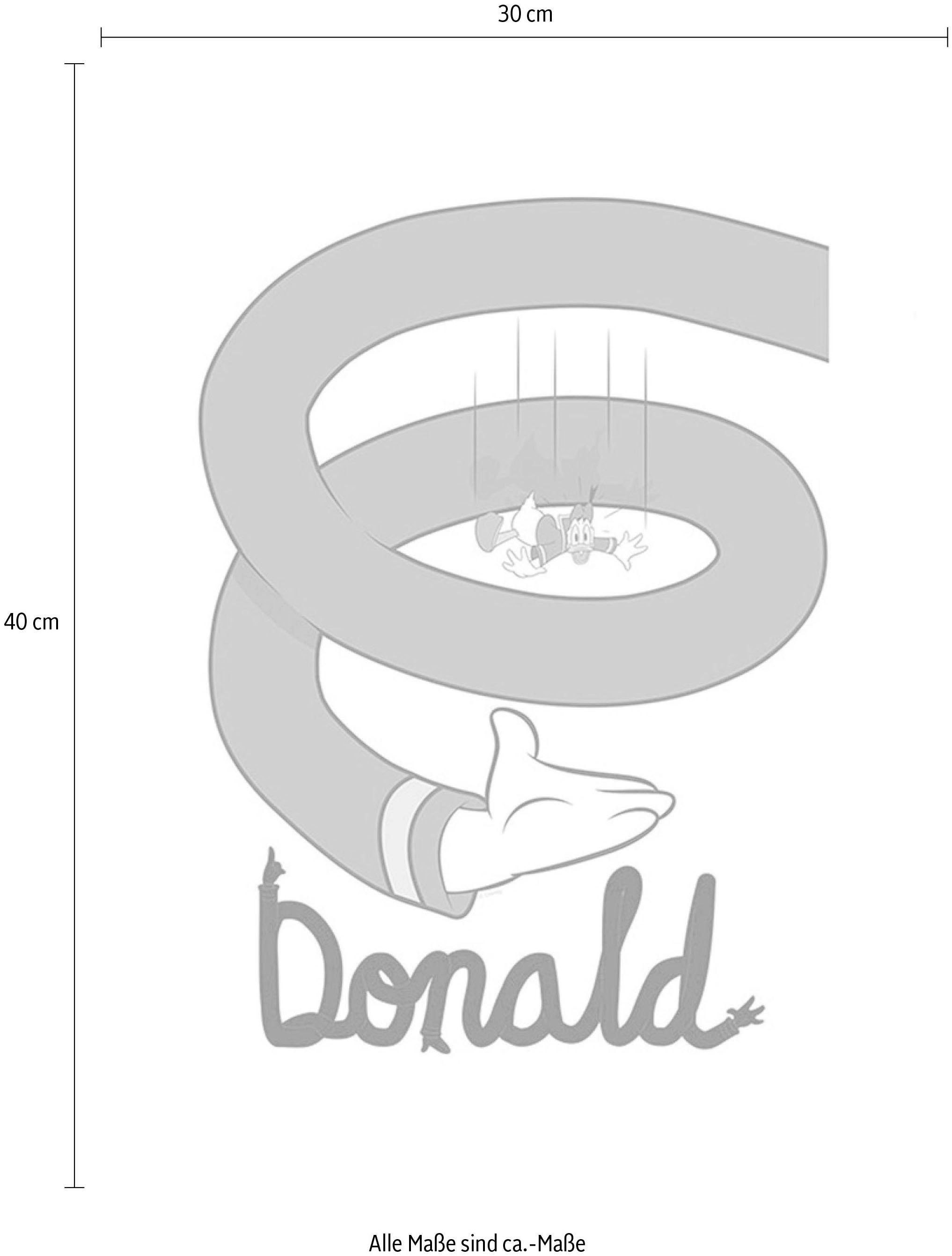 Komar Bild »Donald Duck Spiral«, Disney, (1 St.), Wandbild zur Dekoration im Kinderzimmer - ohne Rahmen