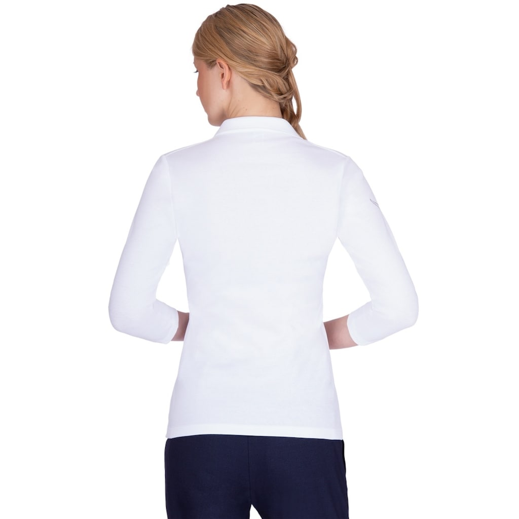 Trigema Poloshirt »TRIGEMA Poloshirt mit Kristallsteinen«, (1 tlg.)