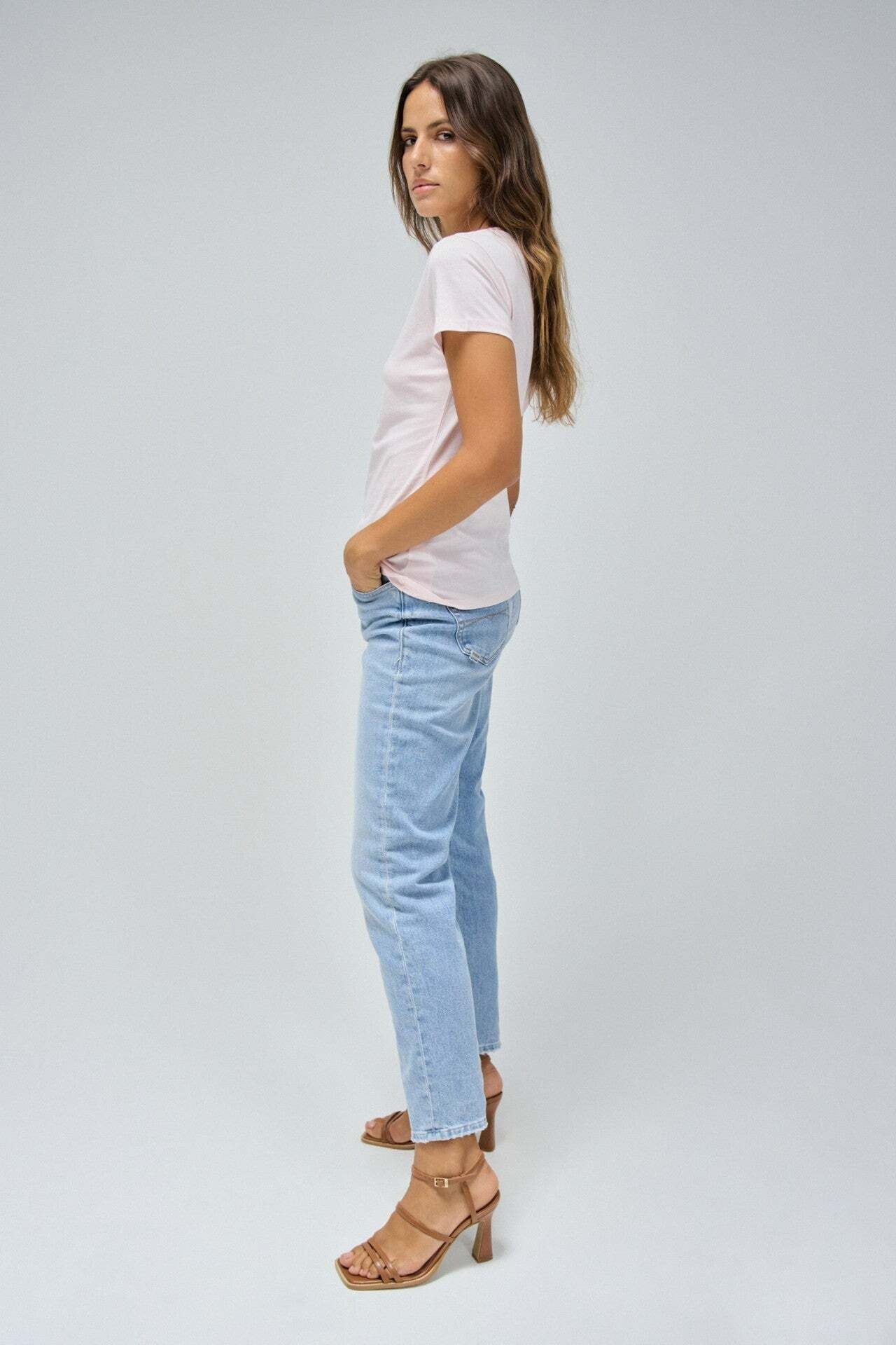 Salsa T-Shirt »Salsa Jeans T-Shirt Institutional Beaded Branding T-Shirt«