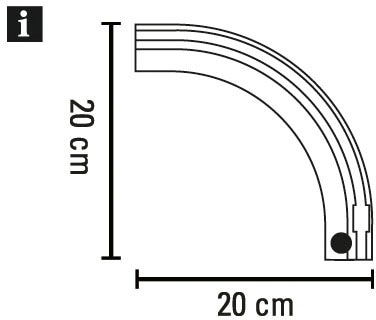 GARDINIA Gardinenschiene »Rundbogen«, 1 läufig-läufig, Fixmass, Serie Aluminium-Vorhangschiene 1-läufig