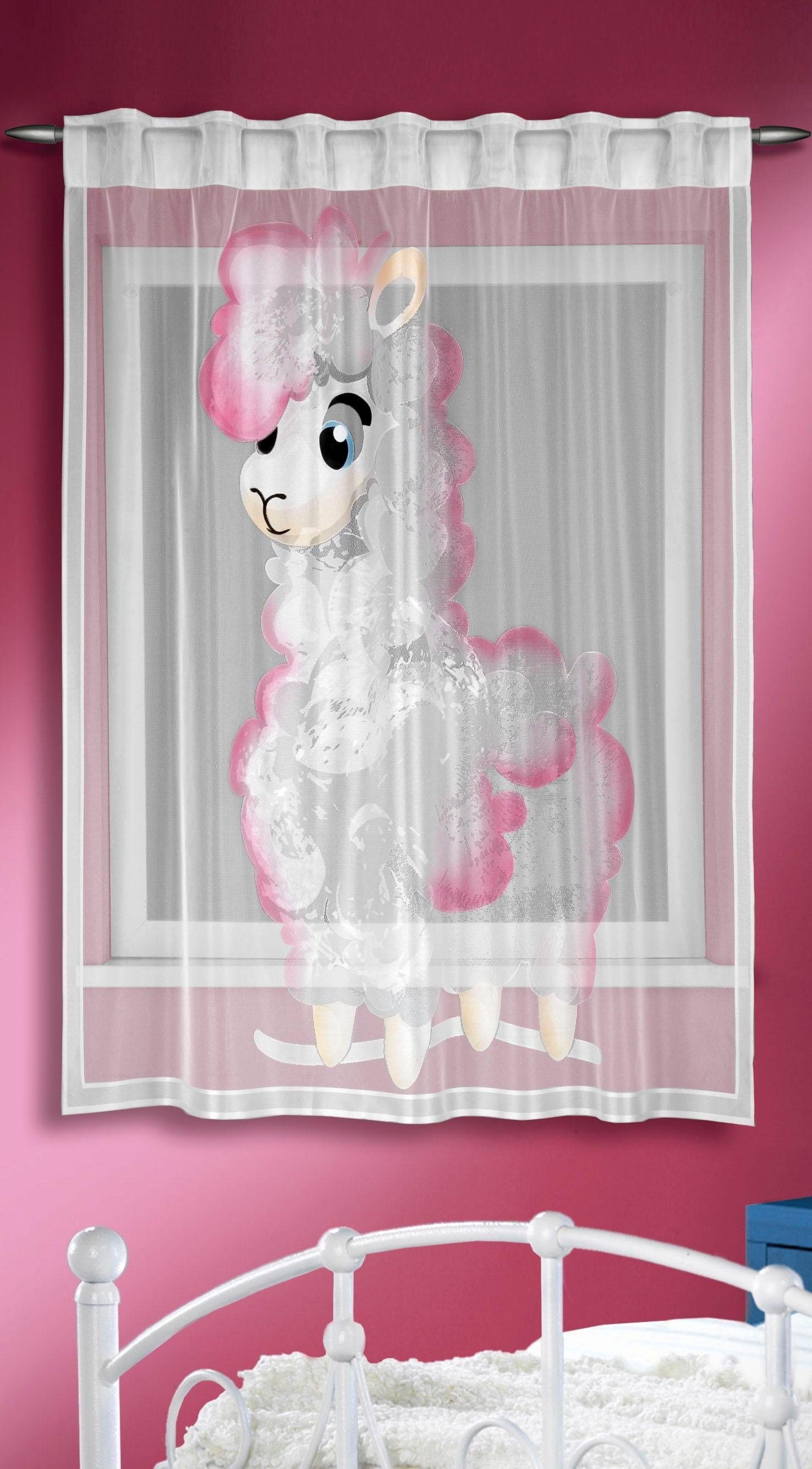 Image of WILLKOMMEN ZUHAUSE by ALBANI GROUP Vorhang »Bergen«, (1 St.), HxB: 160x140, Schal mit verdeckten Schlaufen bei Ackermann Versand Schweiz