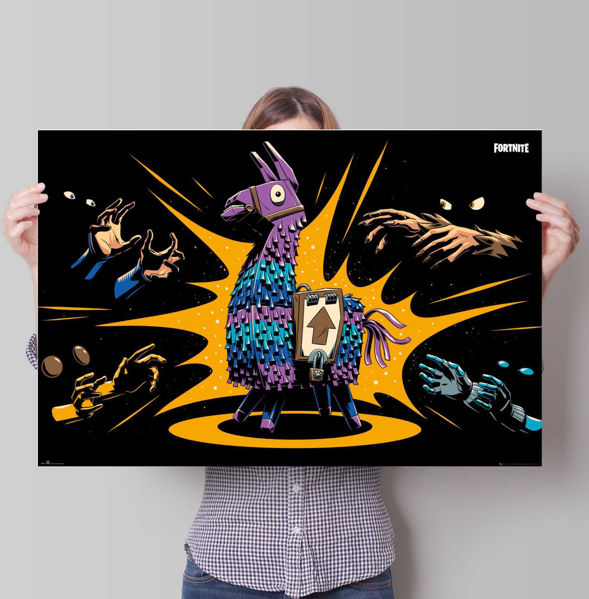 ♕ Reinders! Poster »Poster Fortnite Loot Llama - Game«, Spiele, (1 St.)  versandkostenfrei auf