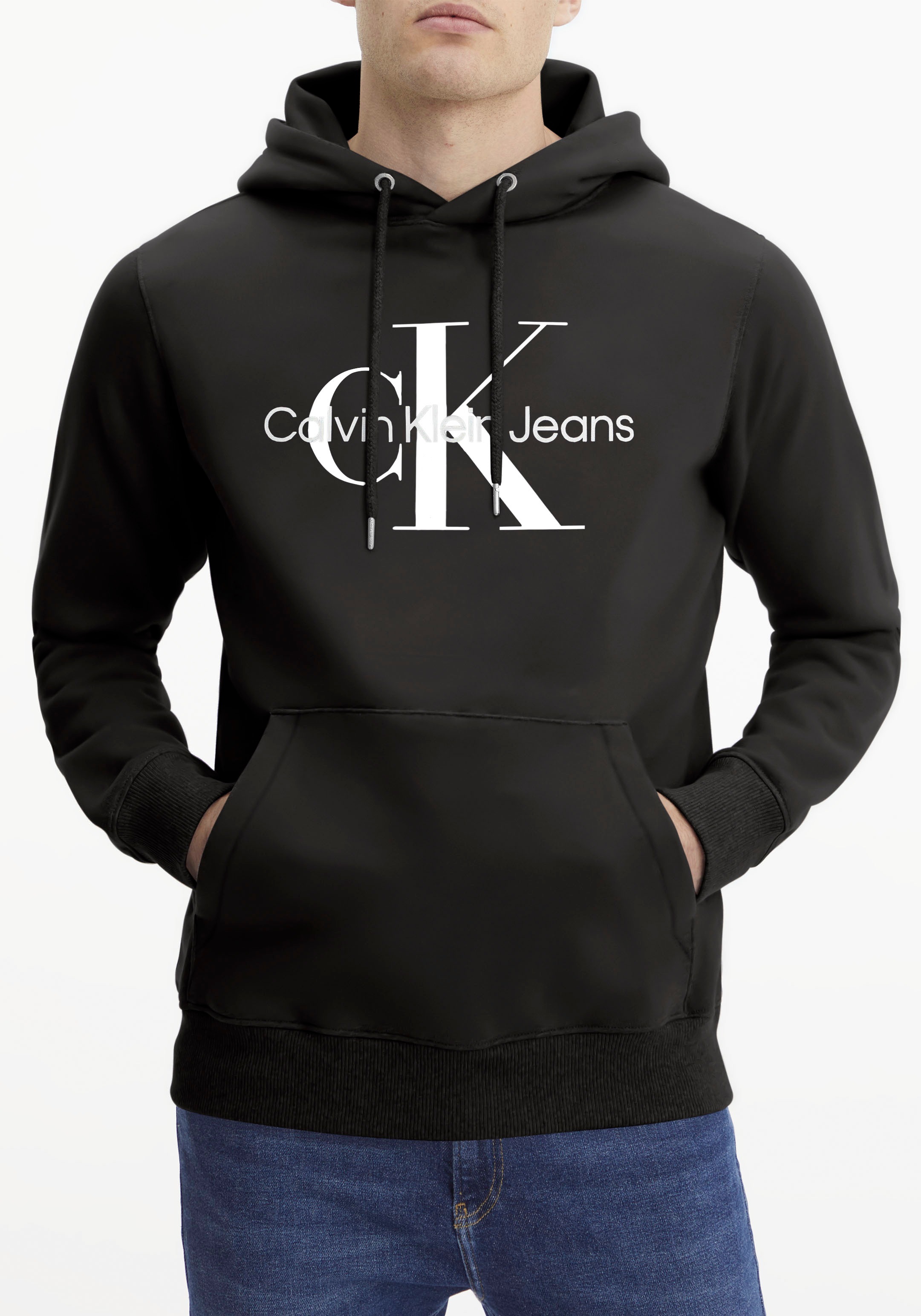 Calvin Klein Jeans Kapuzensweatshirt »CORE MONOGRAM HOODIE«, mit Kängurutasche