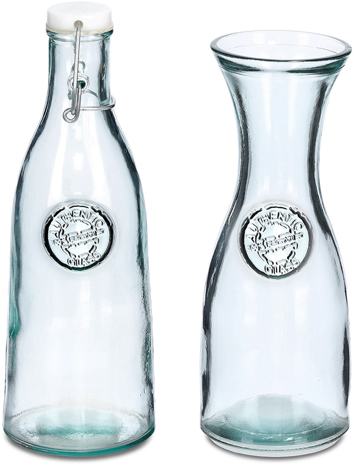 Image of Zeller Present Karaffe Recycled Glas