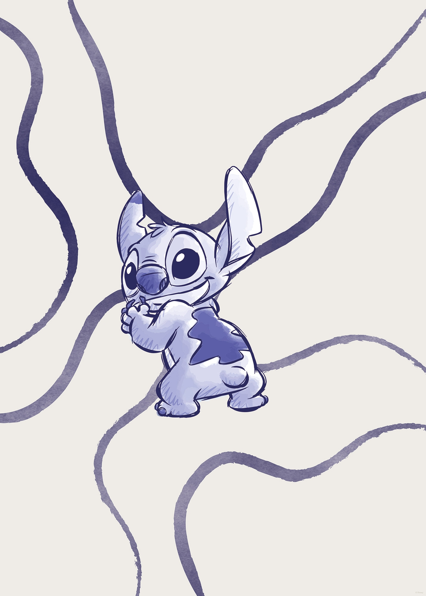 Komar Wandbild »Disney Lilo and Stitch Brave and Wild« Disney Set, 1 Stk. tlg. 50 x 70 cm (Breite x Höhe) - Kinderzimmer, Dekoration