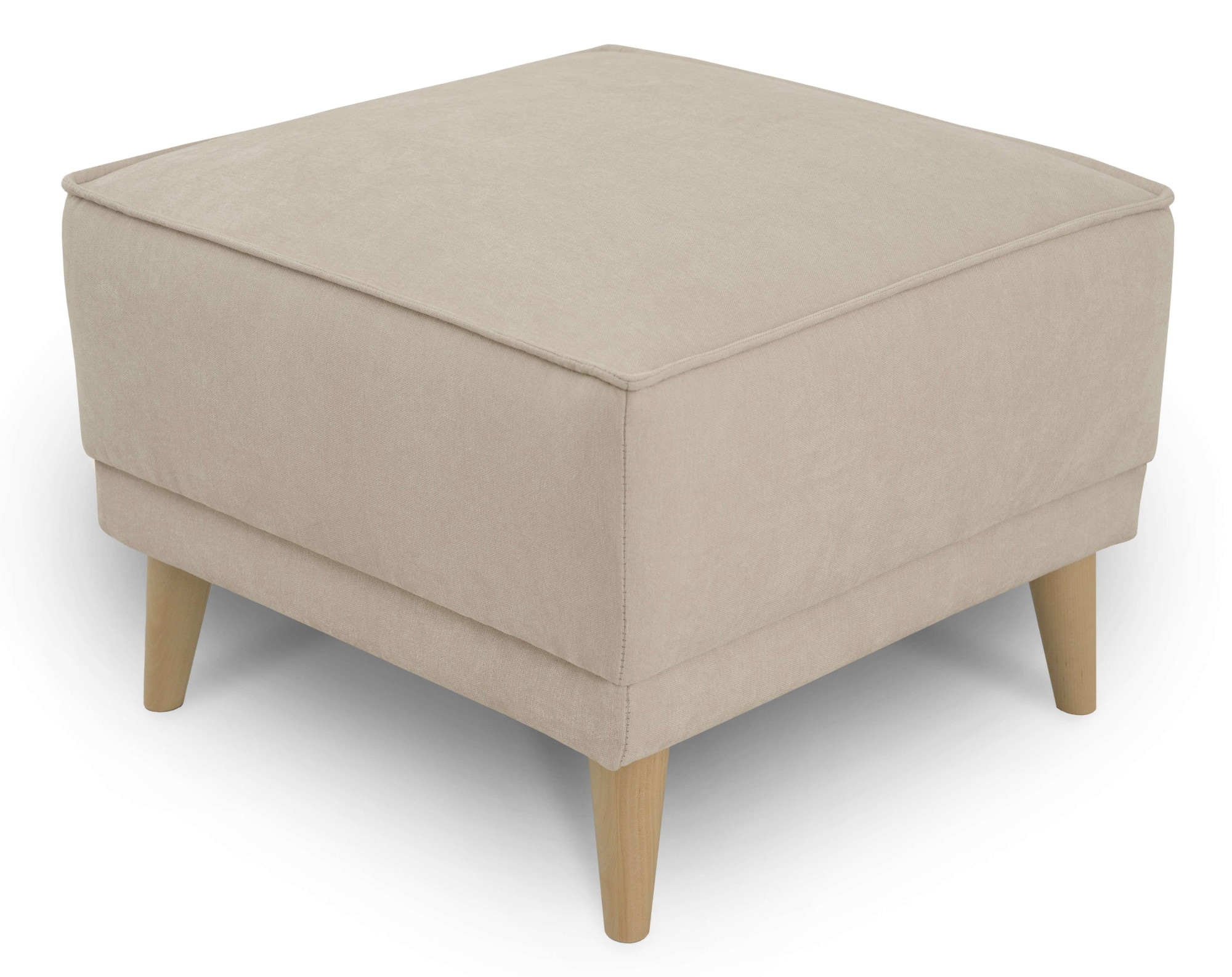 GOODproduct Polsterhocker »Oland Skandi« passend zur Serie Oland Skandi, Skandi-Design, Massivholzfüsse