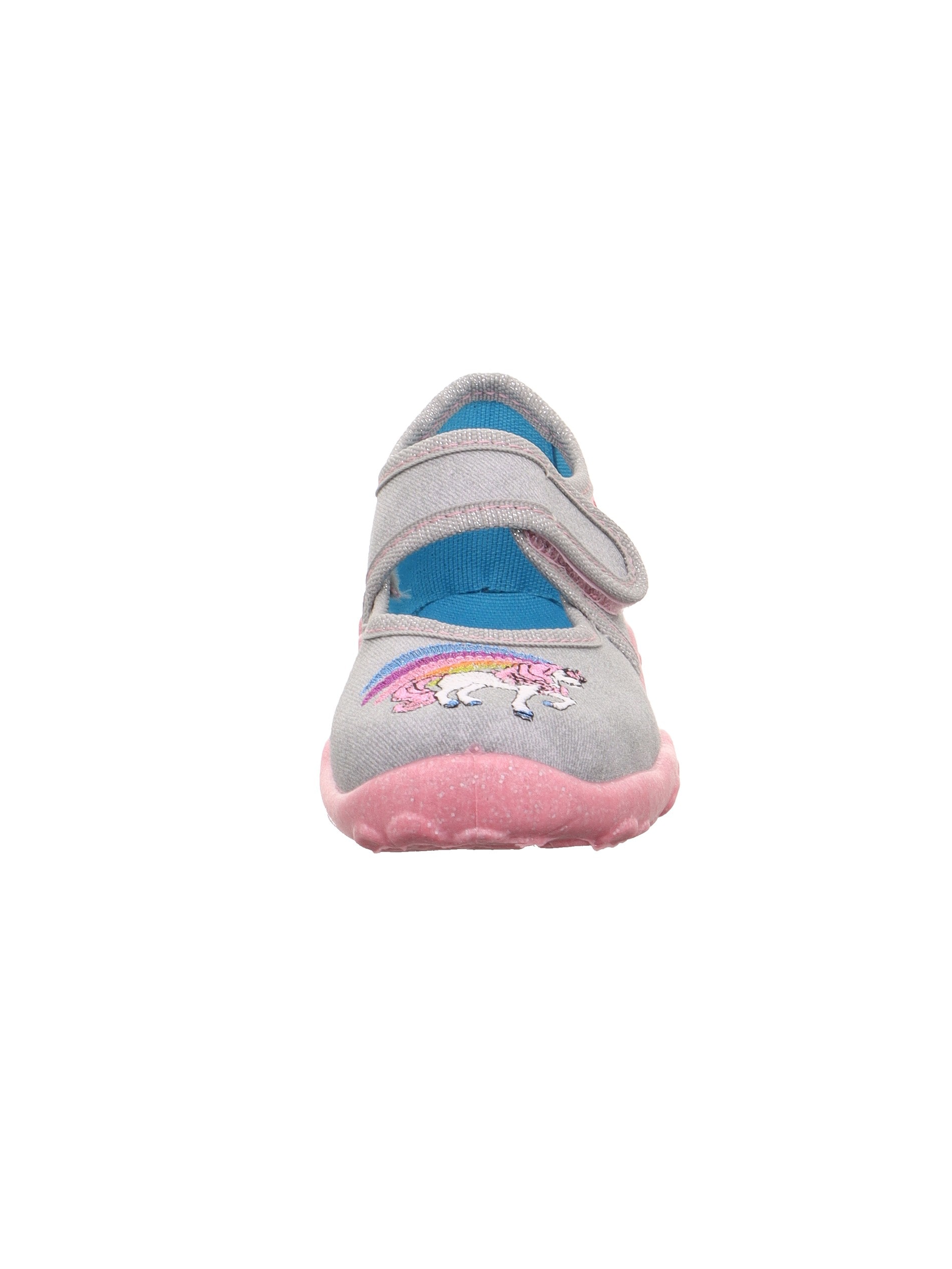 Superfit Hausschuh »BONNY WMS: mittel«  Klettschuh mit Einhornmotiv, Grössenschablone zum Download