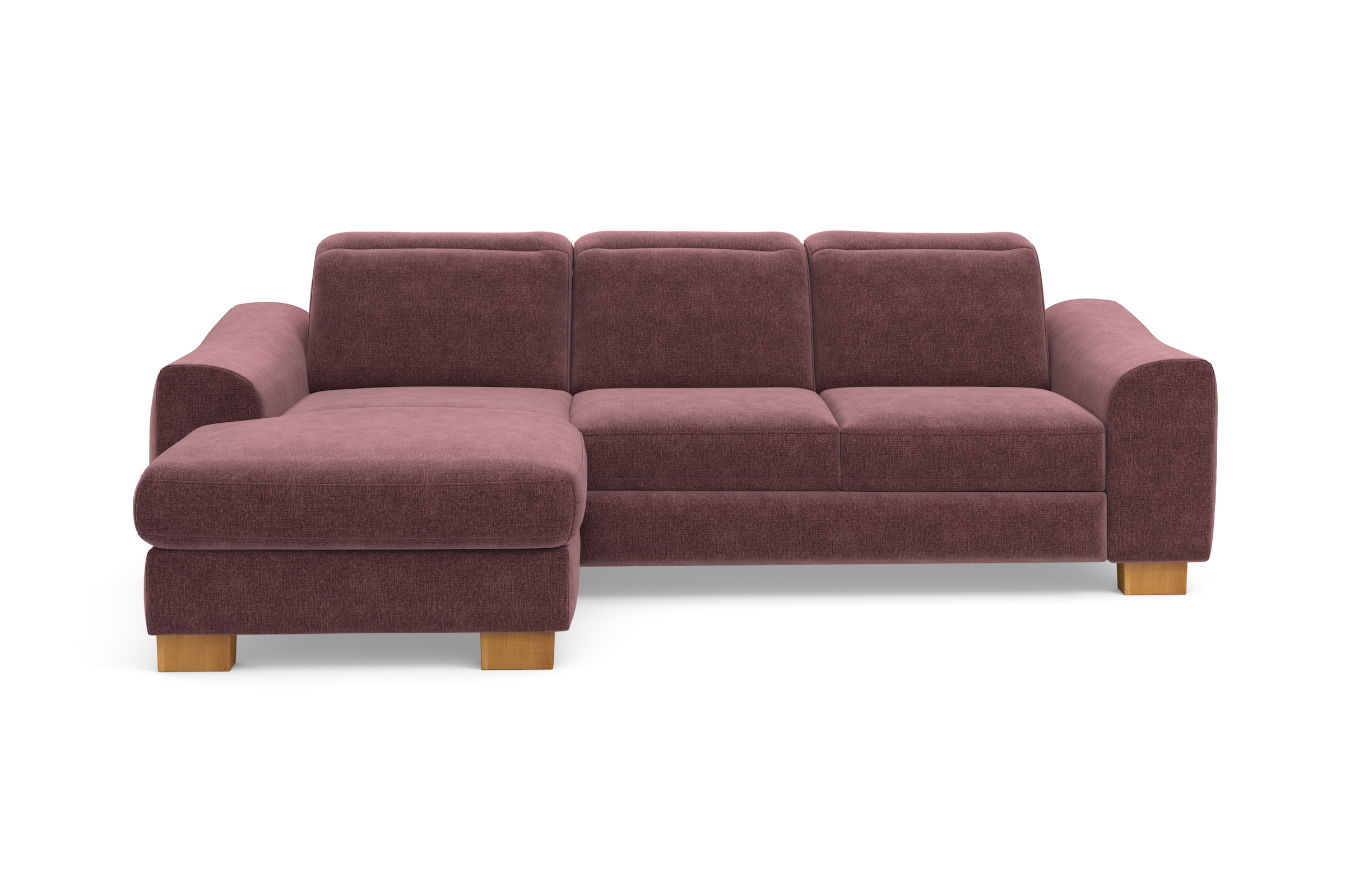 Home affaire Ecksofa »Dundee L-Form«, wahlweise mit Kopfteilverstellung und zusätzlich mit Bettfunktion