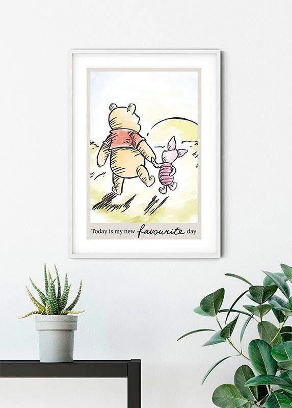 Komar Poster »Winnie Pooh Today«, Disney, (1 St.), Kinderzimmer, Schlafzimmer, Wohnzimmer