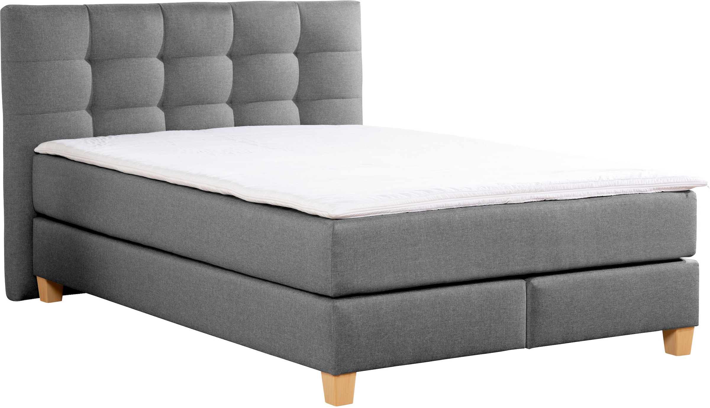 Home affaire Boxspringbett »Moulay«, inkl. Topper, in 3 Härtegraden, TFK auch in Härtegrad 4
