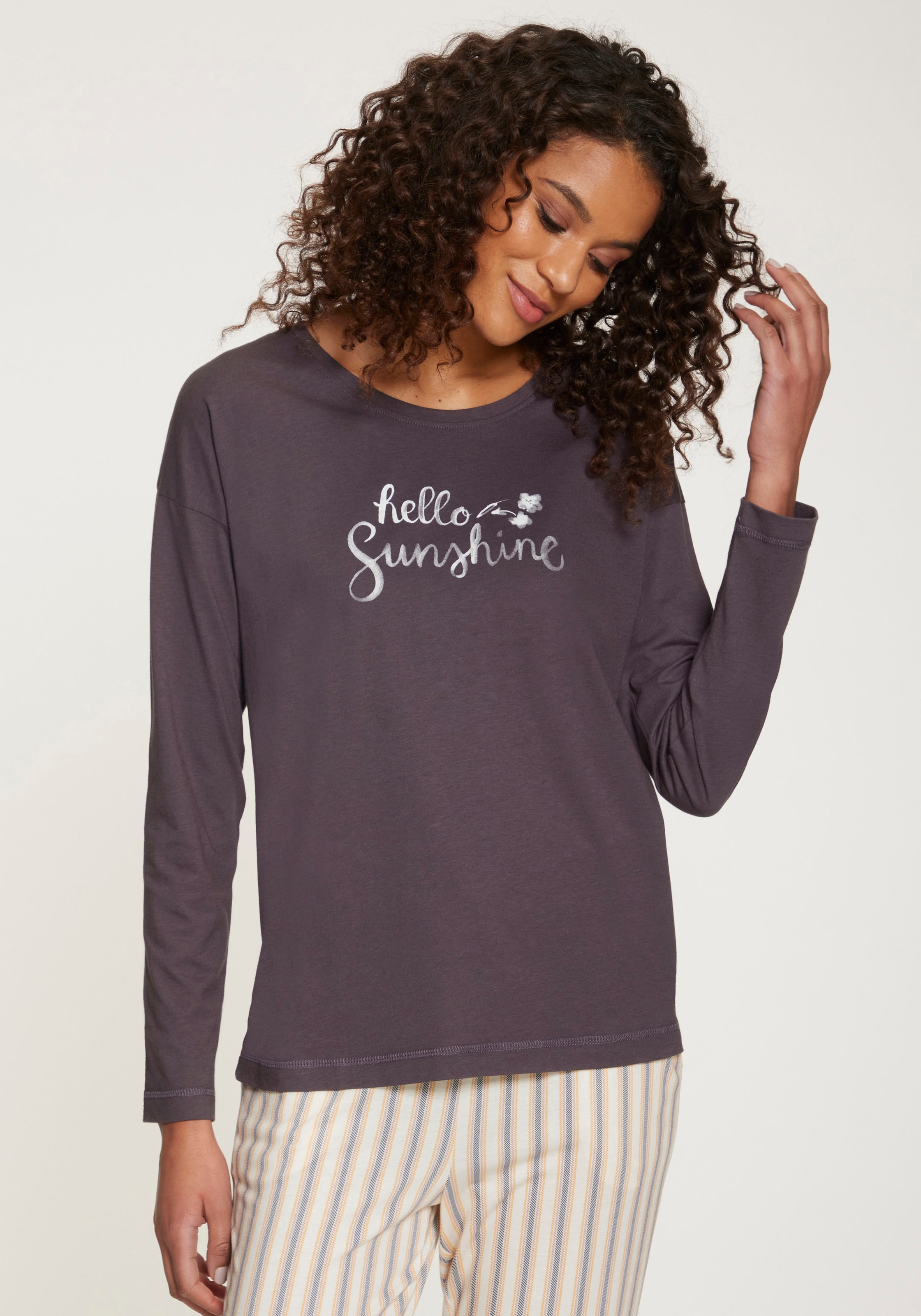 Image of Vivance Dreams Pyjamaoberteil 1-teilig, mit Frontdruck