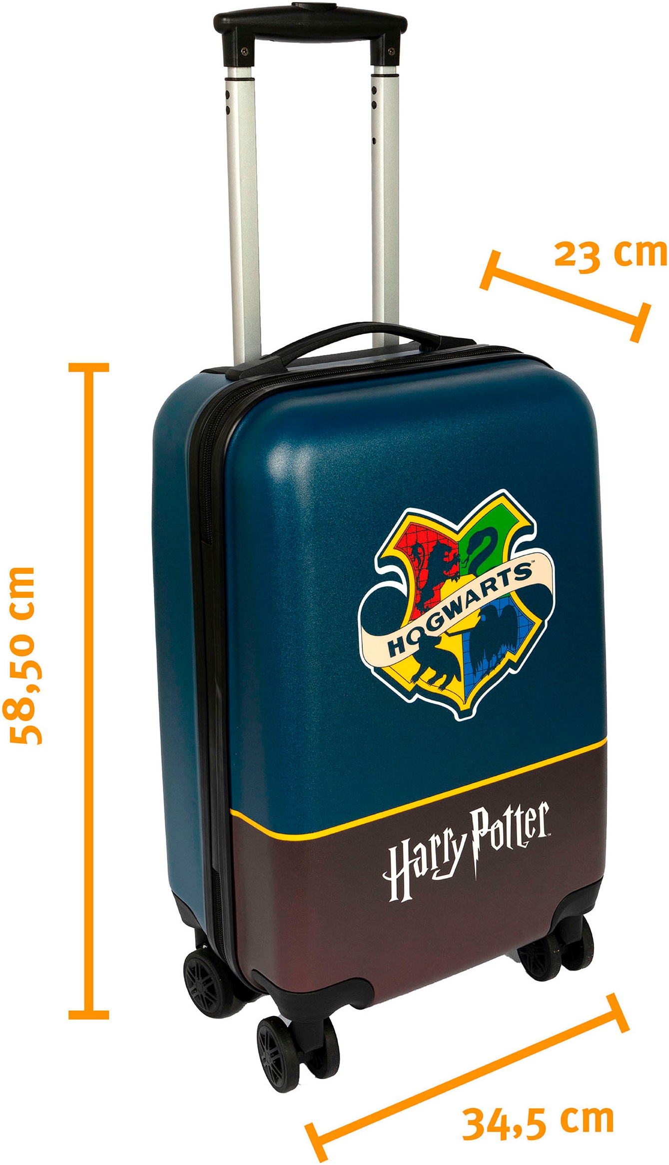 UNDERCOVER Valise pour enfants »Harry Potter, 59 cm« 35 litre 4 Rollen mit TSA-Zahlenschloss