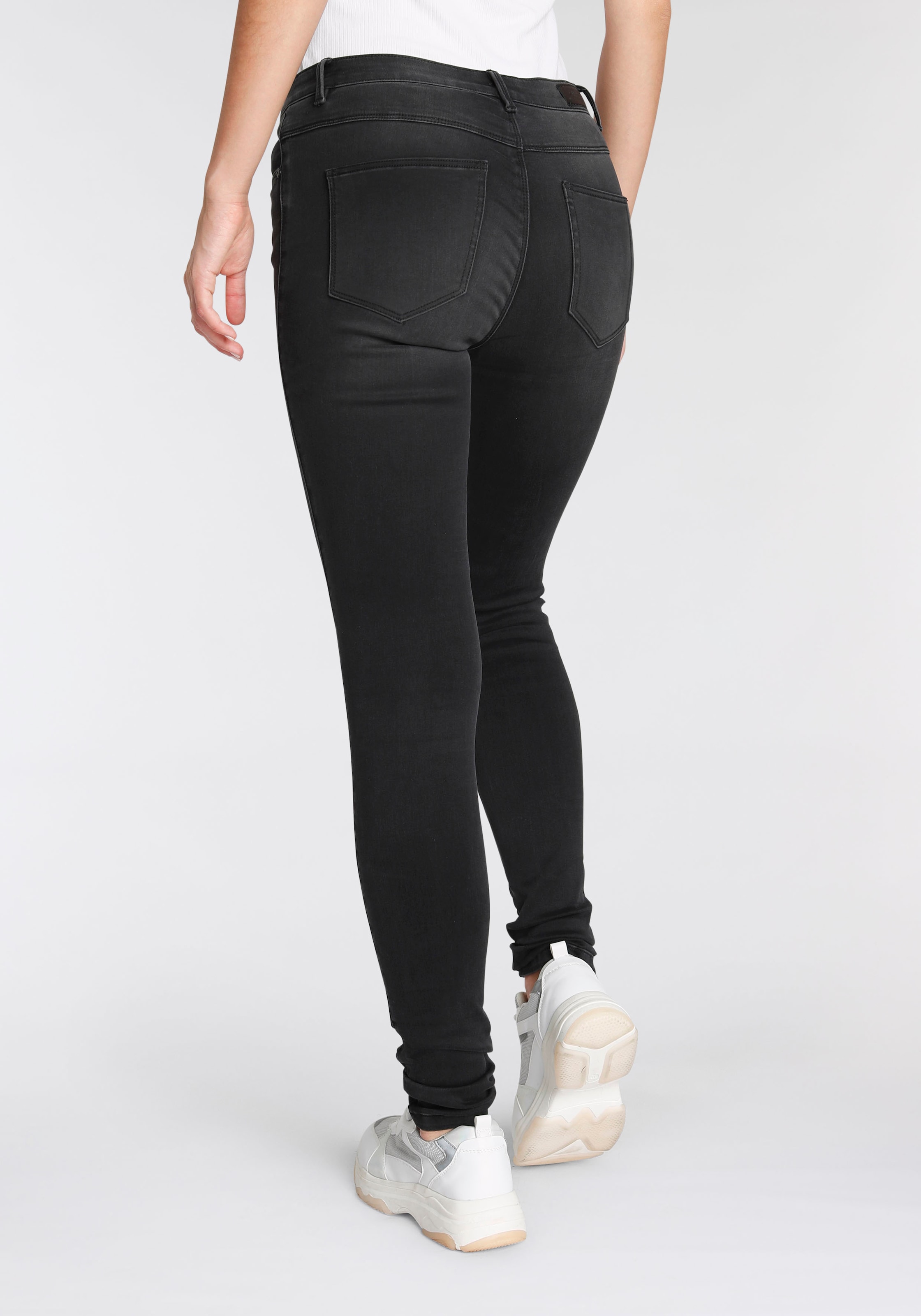 ONLY Skinny-fit-Jeans »ONLPAOLA – Extra-eng geschnittene Jeans mit figurformender Silhouette«, skinny fit, modisch, Denim, Baumwollmischung